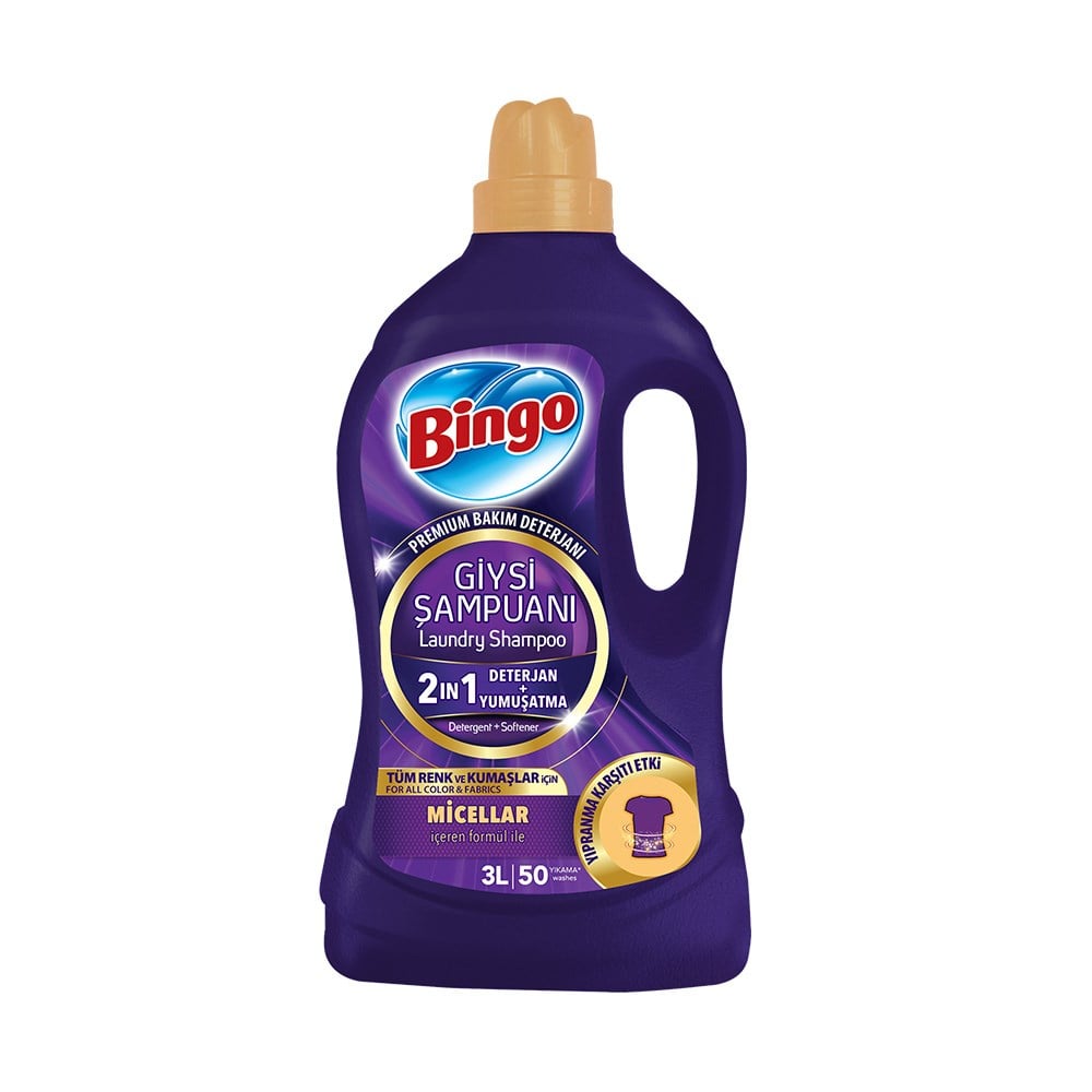 Bingo Giysi Şampuanı Yıpranma Karşıtı 3 lt