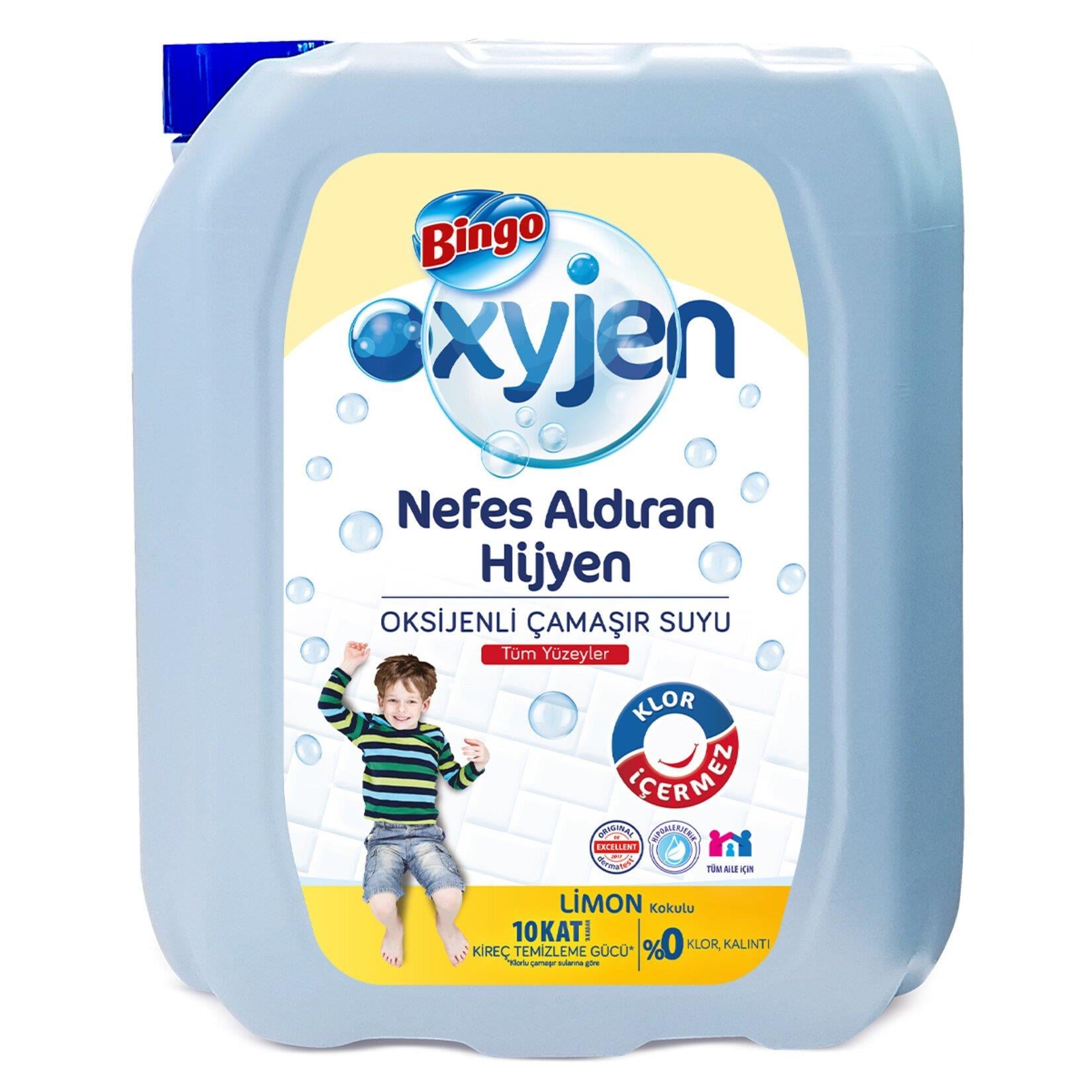 BİNGO OXYGEN KIVAMLI ÇAMAŞIR SUYU 3240ML