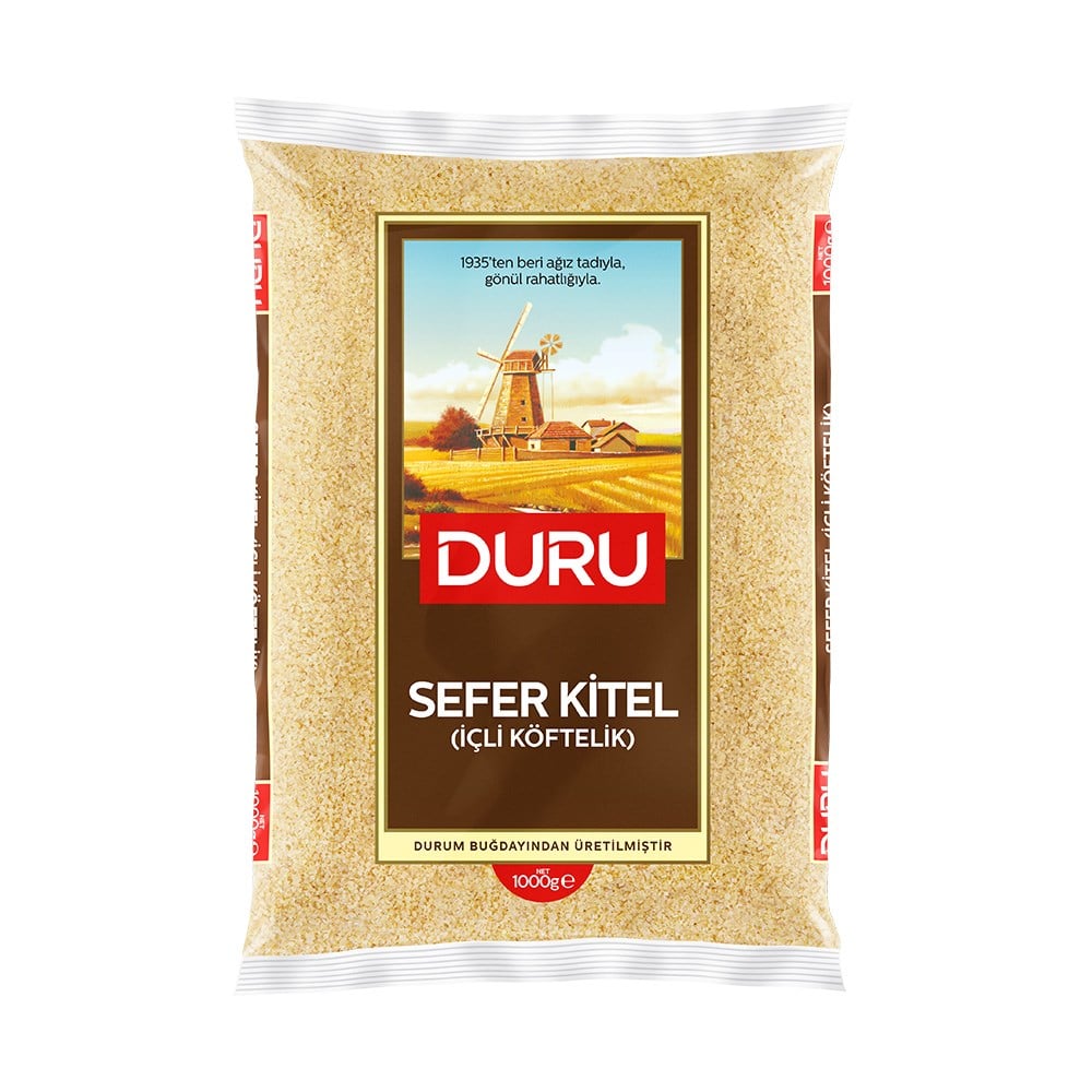 DURU SEFERKİTEL BULGUR (İÇLİ KÖFTELİK) 1000G