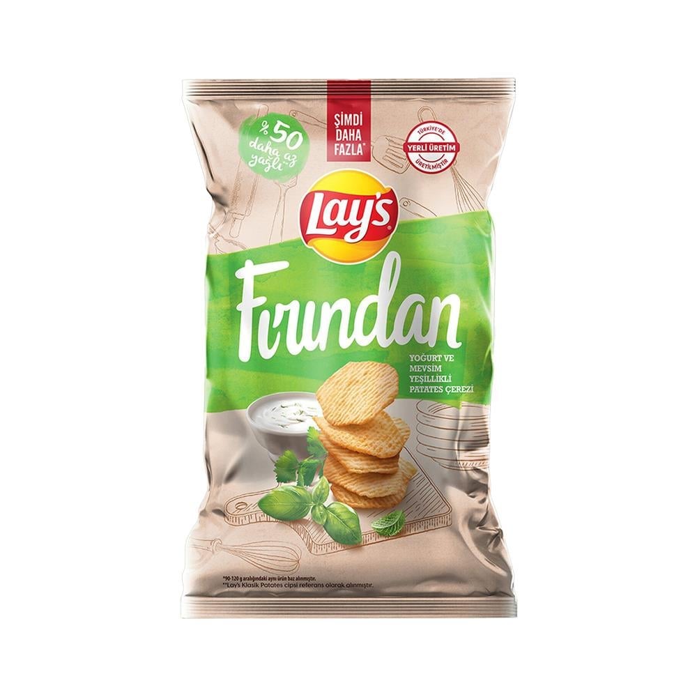 LAYS FIRINDAN YOĞURT VE MEVSİM YEŞİLLİKLİ PARTİ BOY