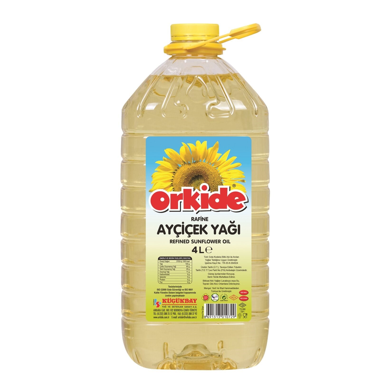 ORKİDE AYÇİÇEK YAĞI 4L