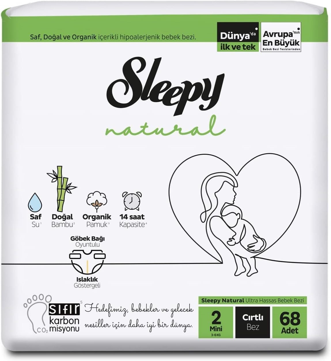 SLEEPY NATUREL  2 Lİ 2 NO MİNİ 68li