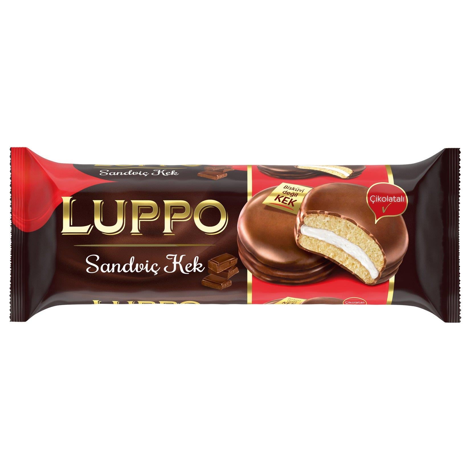 ŞÖLEN LUPPO SANDVİÇ KEK KAKAOLU 8 Lİ 184 GR