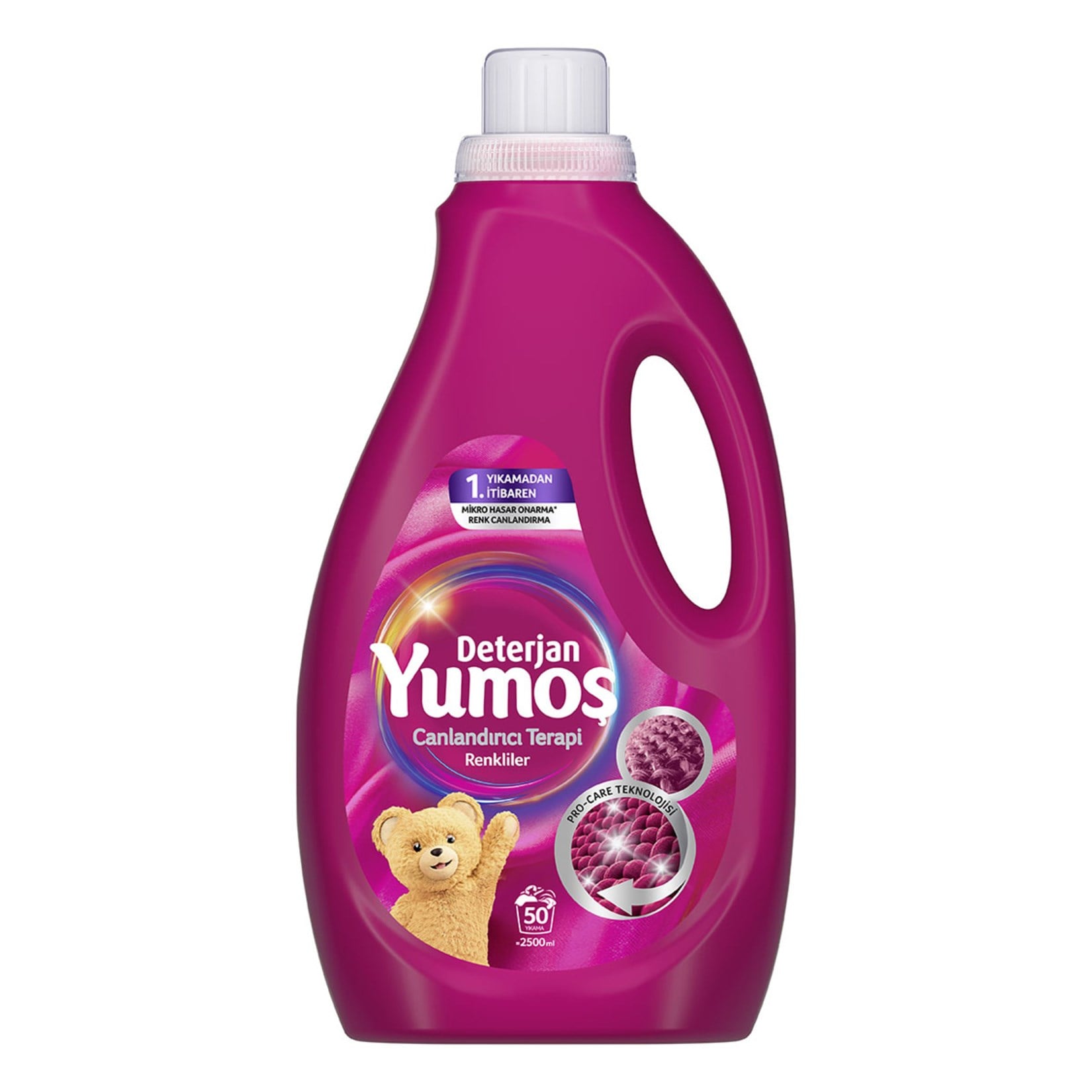 Yumoş Bakım Deterjanı Renkli 2520 ml 50 Yıkama