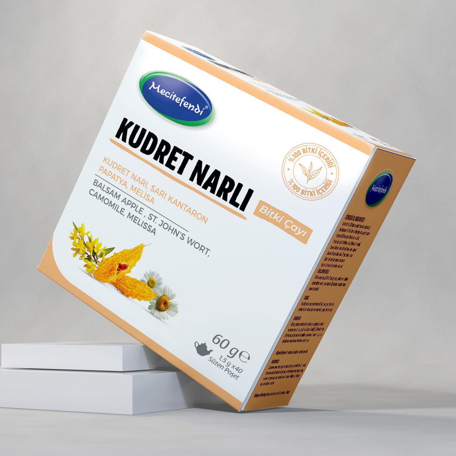Mecitefendi  KUDRET NARLI ÇAY (SÜZEN POŞET 40'LI) 