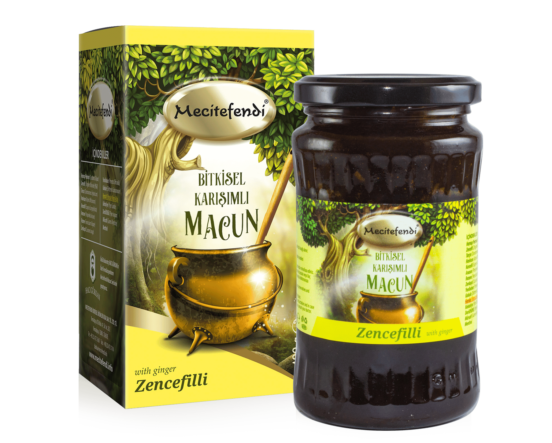 Mecitefendi  MECİTEFENDİ ZENCEFİLLİ MACUN 400 GR 