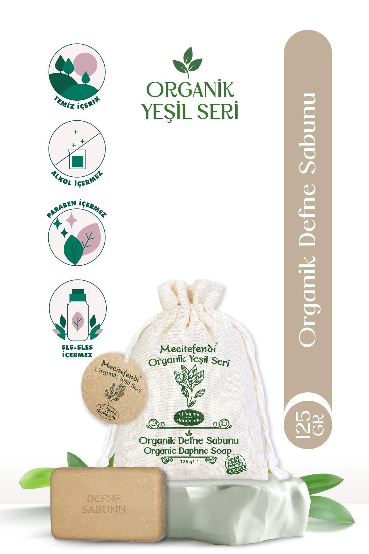Mecitefendi  Organik Yeşil Seri:  Defne Sabunu (Canlandırıcı ve Arındırıcı) 125 gr + MİST