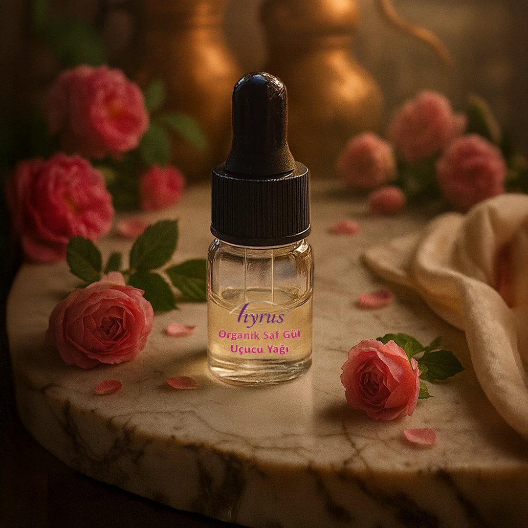 Organik Saf Gül 1 Gr. Uçucu Yağı.