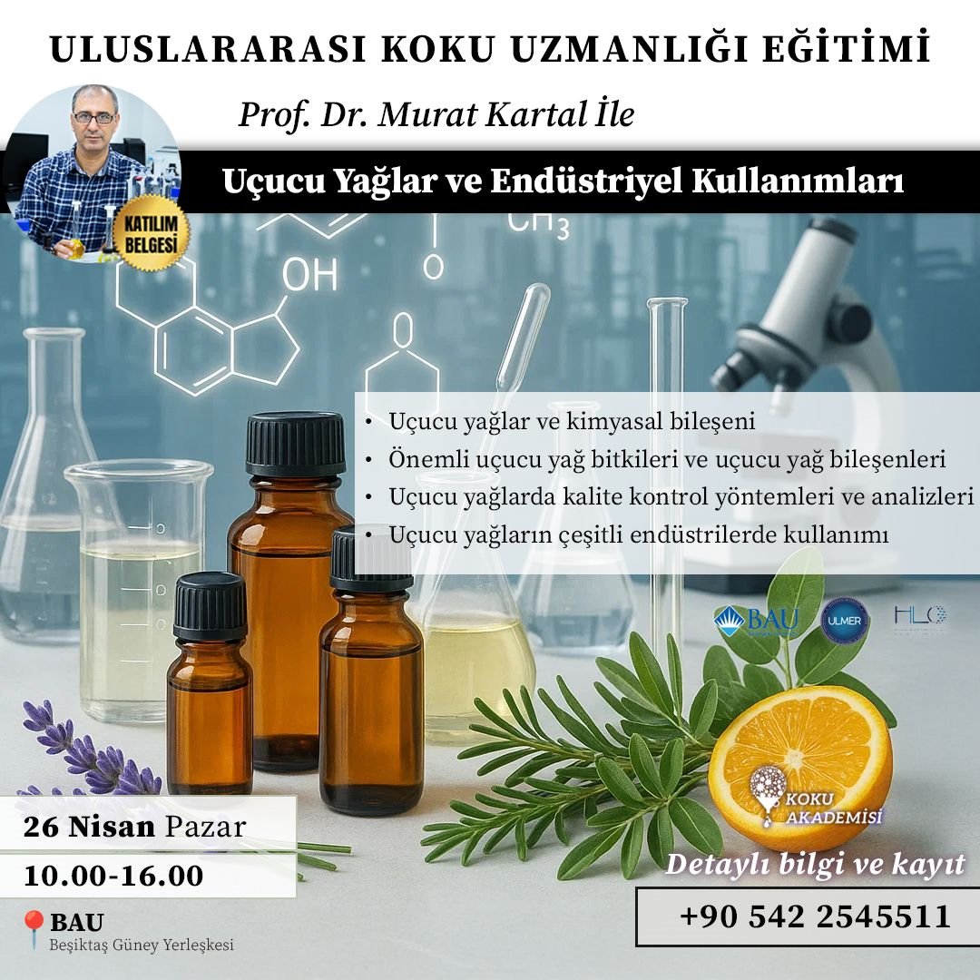Pror.Dr. Murat KARTAL Ucuçu Yağlar ve Bileşenleri Çeşitli Kullanım Alanları