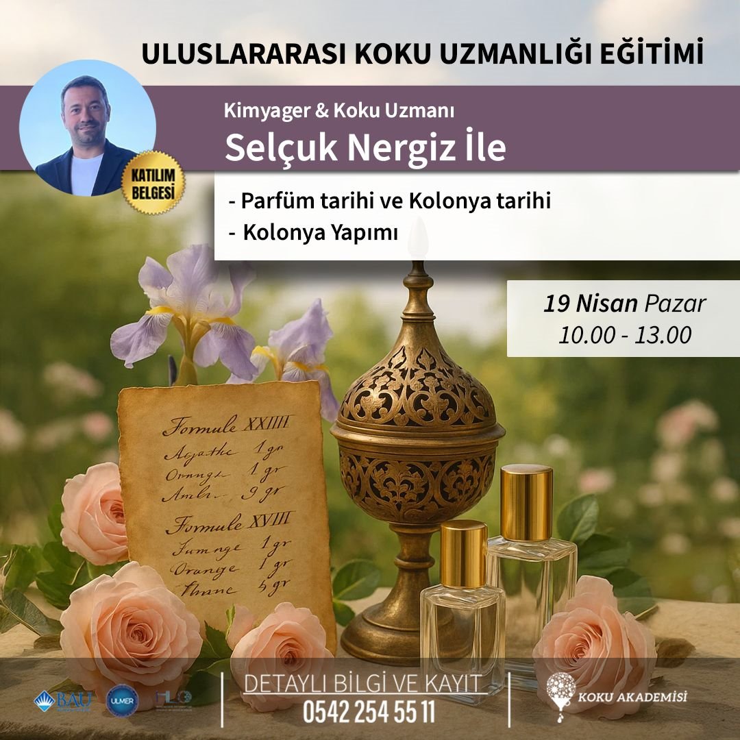 Selçuk NEGİZ ile Parfüm Tarihi  Kolonya Tarihi ve Yapımı