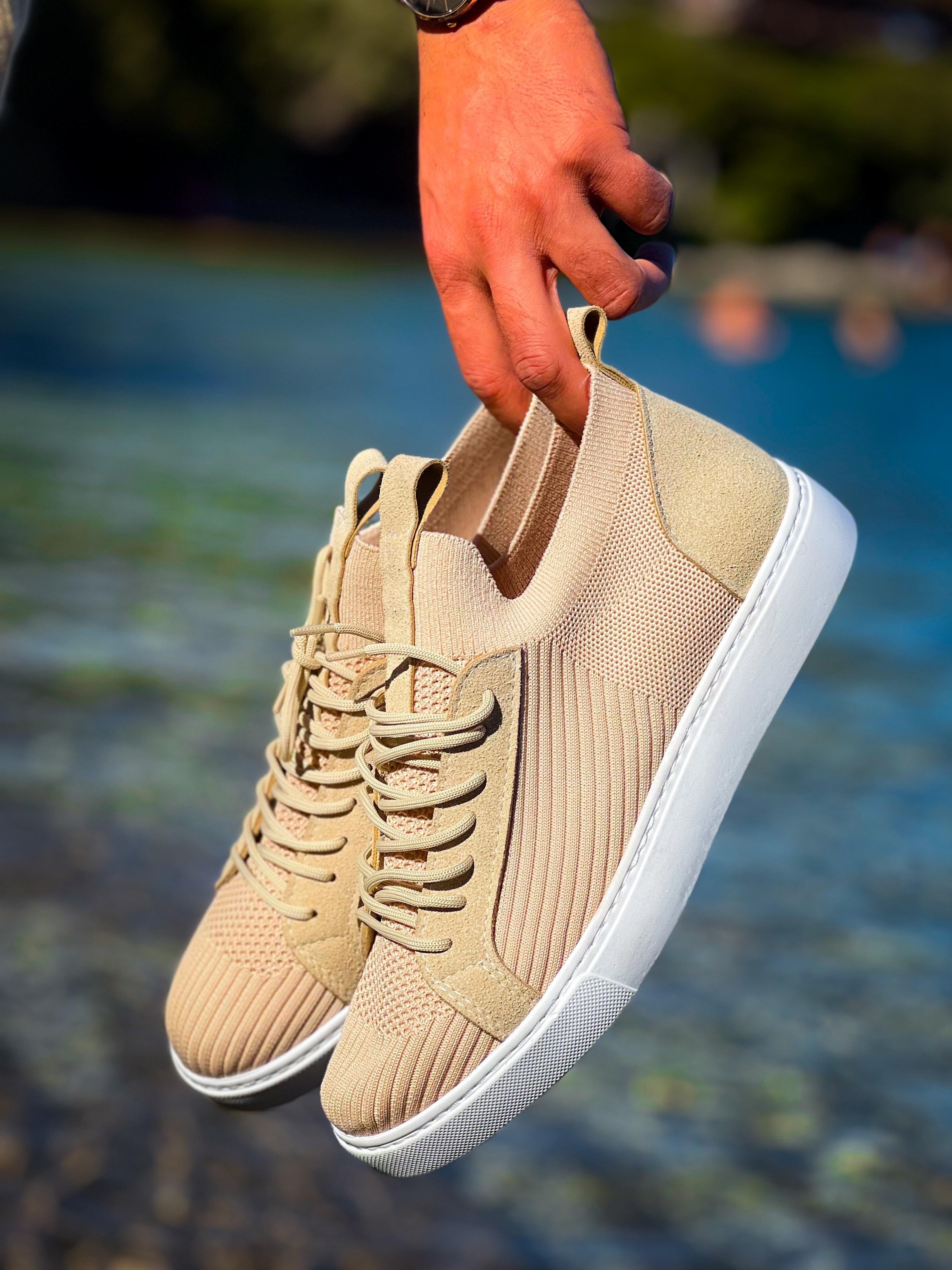 BASİC TRİKO AYAKKABI BEJ