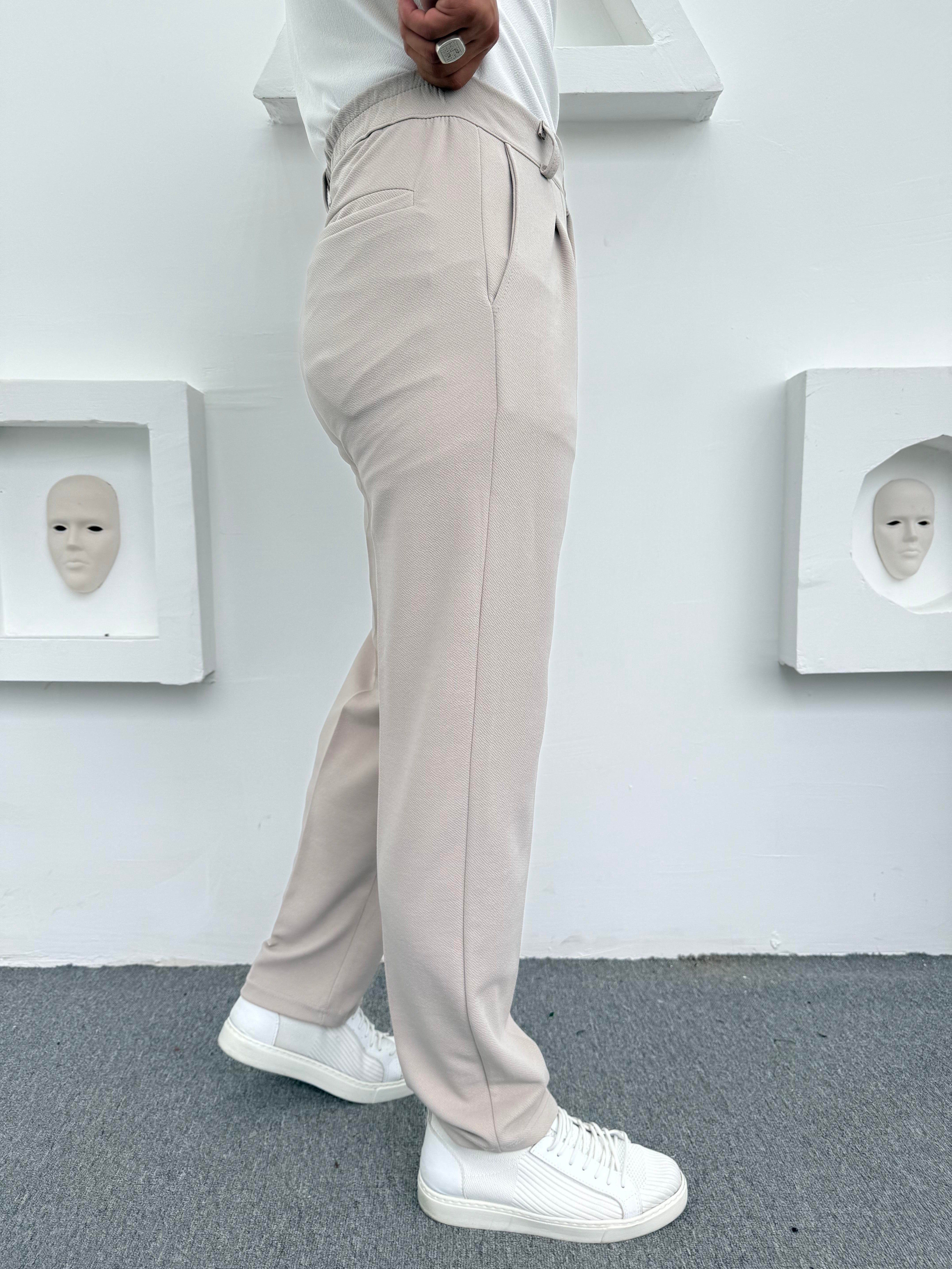 CRAP PİLELİ BAGGY PANTOLON GRİ