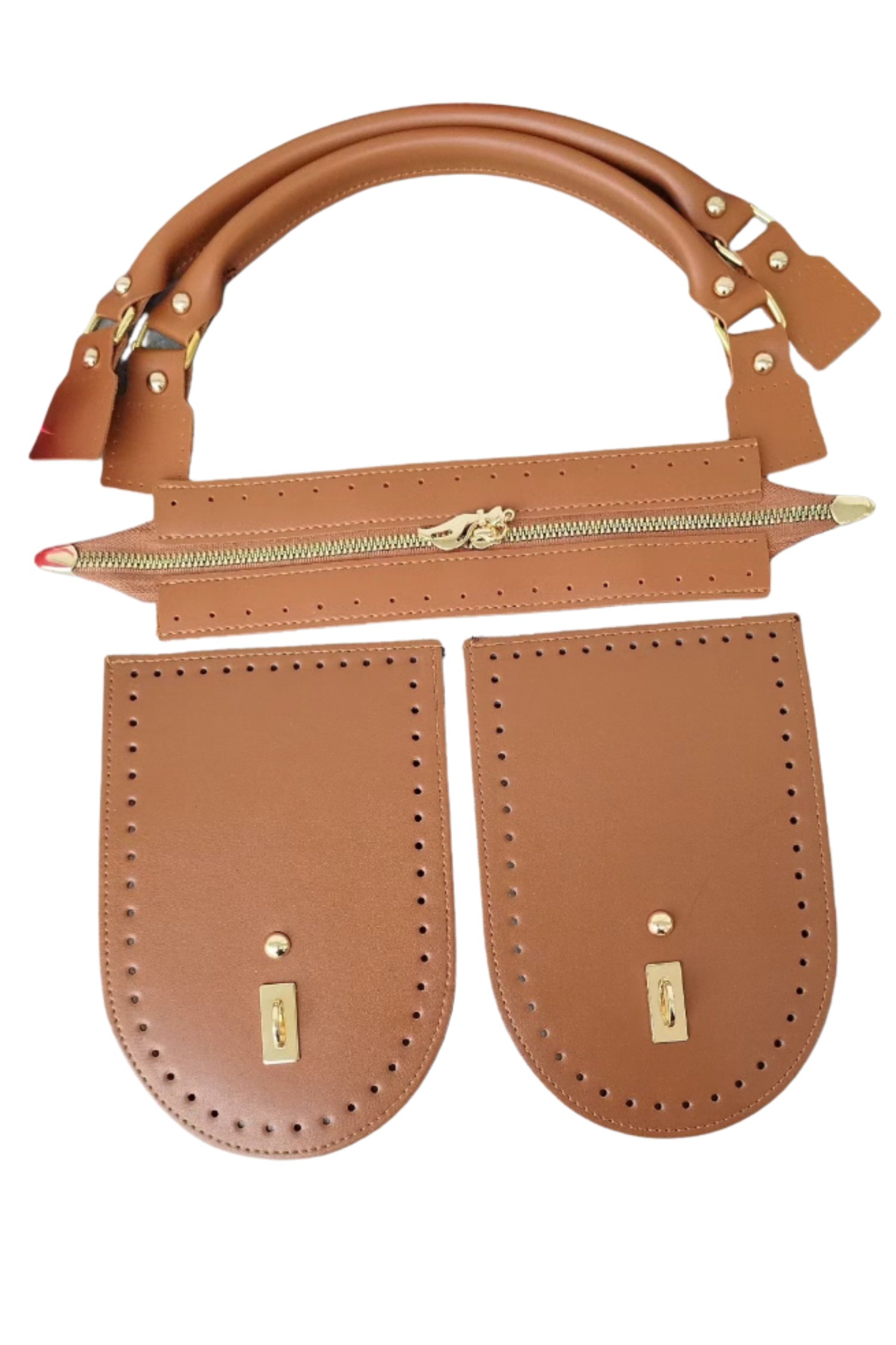 PRADA SAPLI YAN KÖRÜKLÜ SET