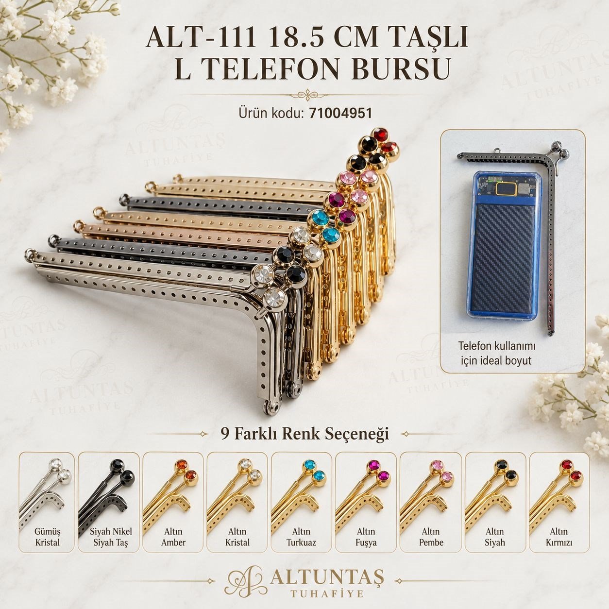 ALT-111 18.5 CM  L TELEFON BURSU
