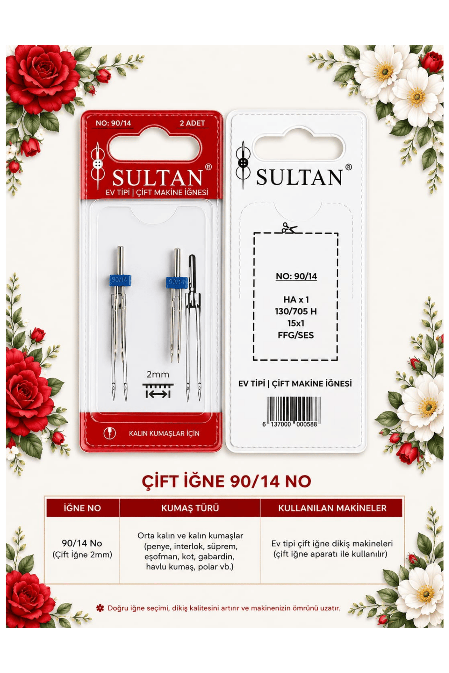 SULTAN MAKİNE İĞNESİ