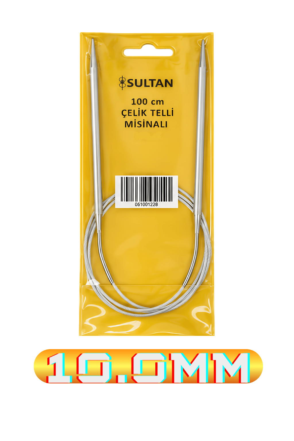 ŞİŞ SULTAN ÇELİK TELLİ MİSİNALI 100CM NO.:10