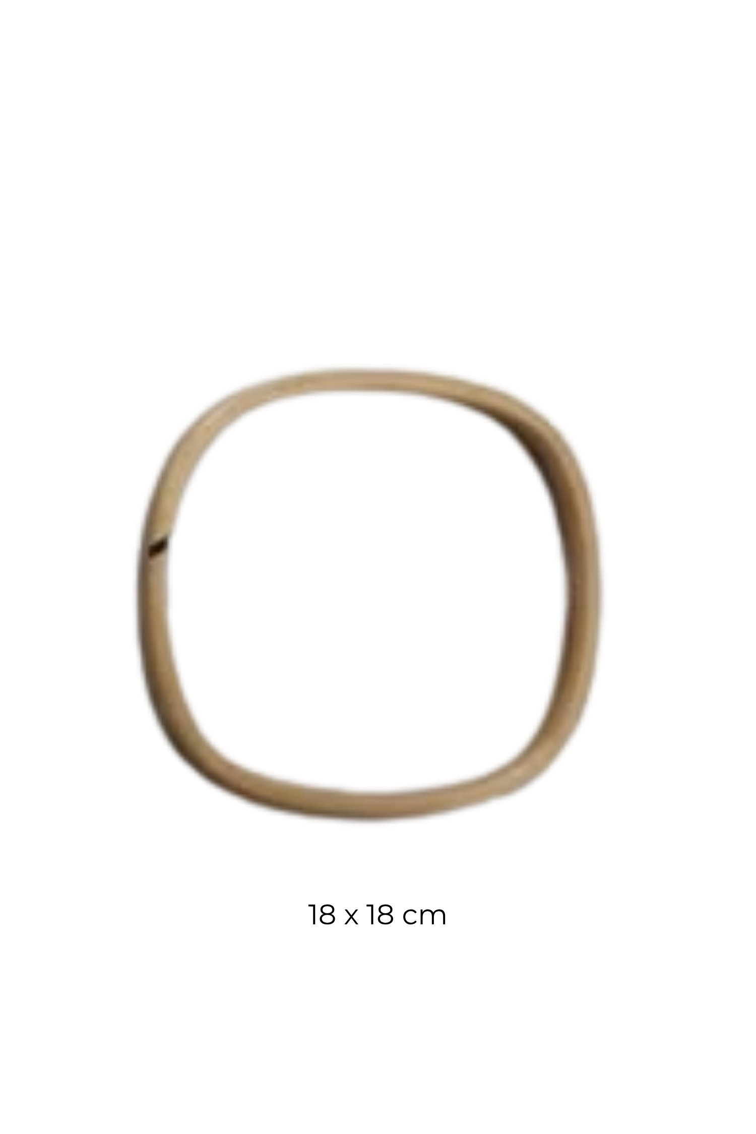 AHŞAP ÇANTA SAPI -663-3 KARE 12*12 CM