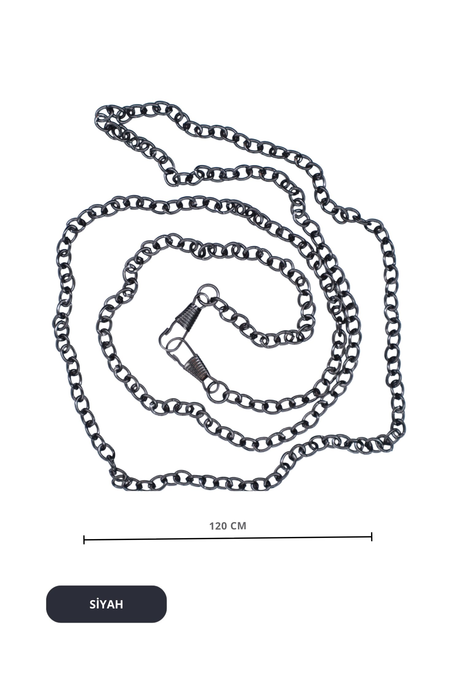 ZİNCİR YUVARLAK 120CM KANCALI [10 ADET]