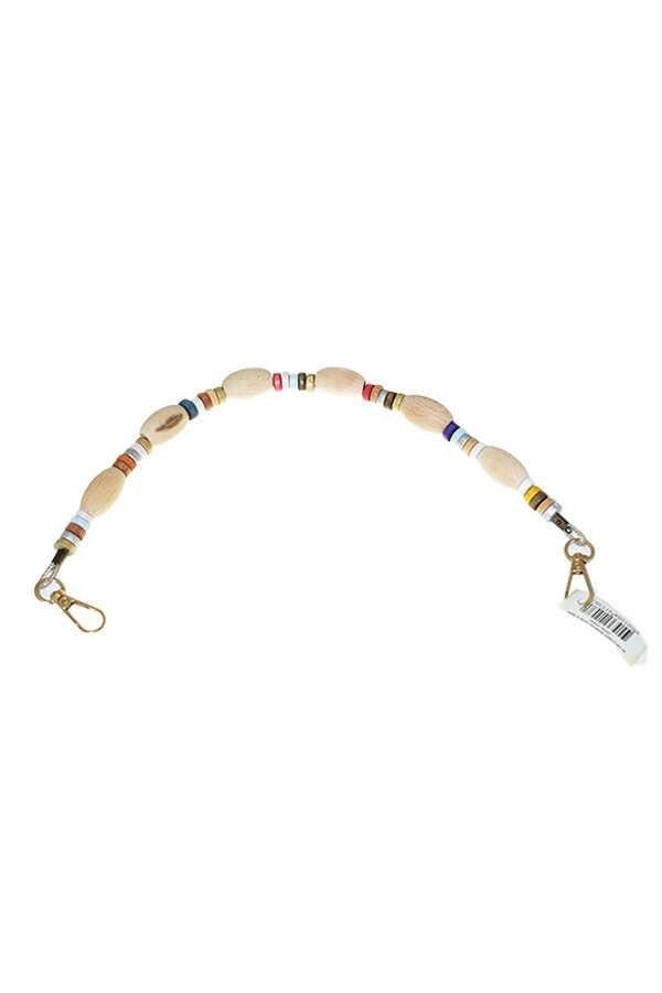 42 CM AHŞAP BONCUK ÇANTA SAPI (OVAL+TIPA)