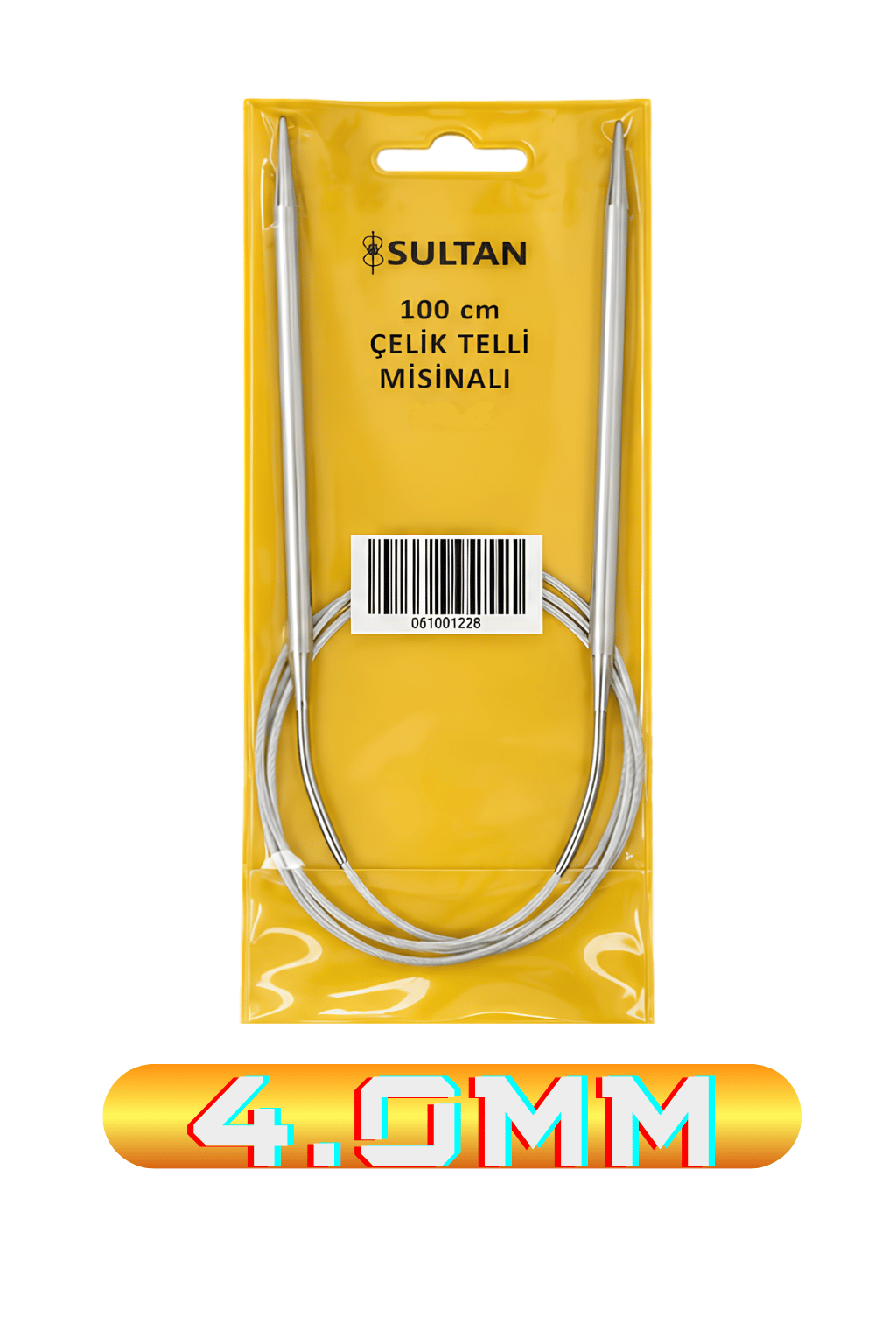 ŞİŞ SULTAN ÇELİK TELLİ MİSİNALI 100CM NO.:4