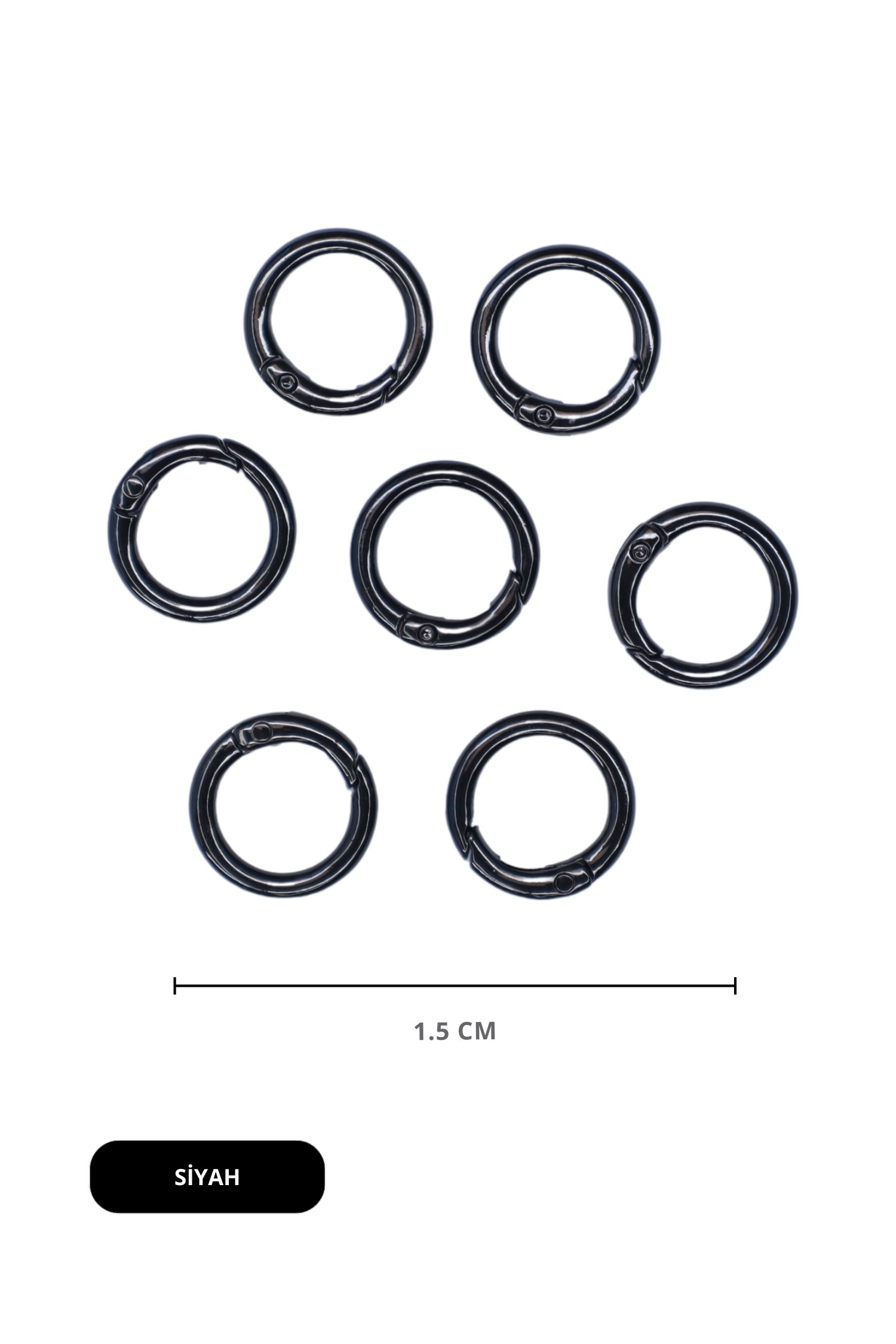 İTHAL YAYLI HALKA 1.5 cm [20 ADET]