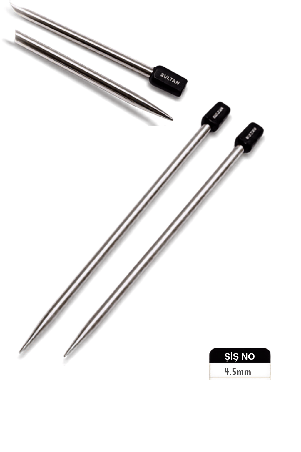 ŞİŞ SULTAN TİTANYUM 25CM NO:4.50mm