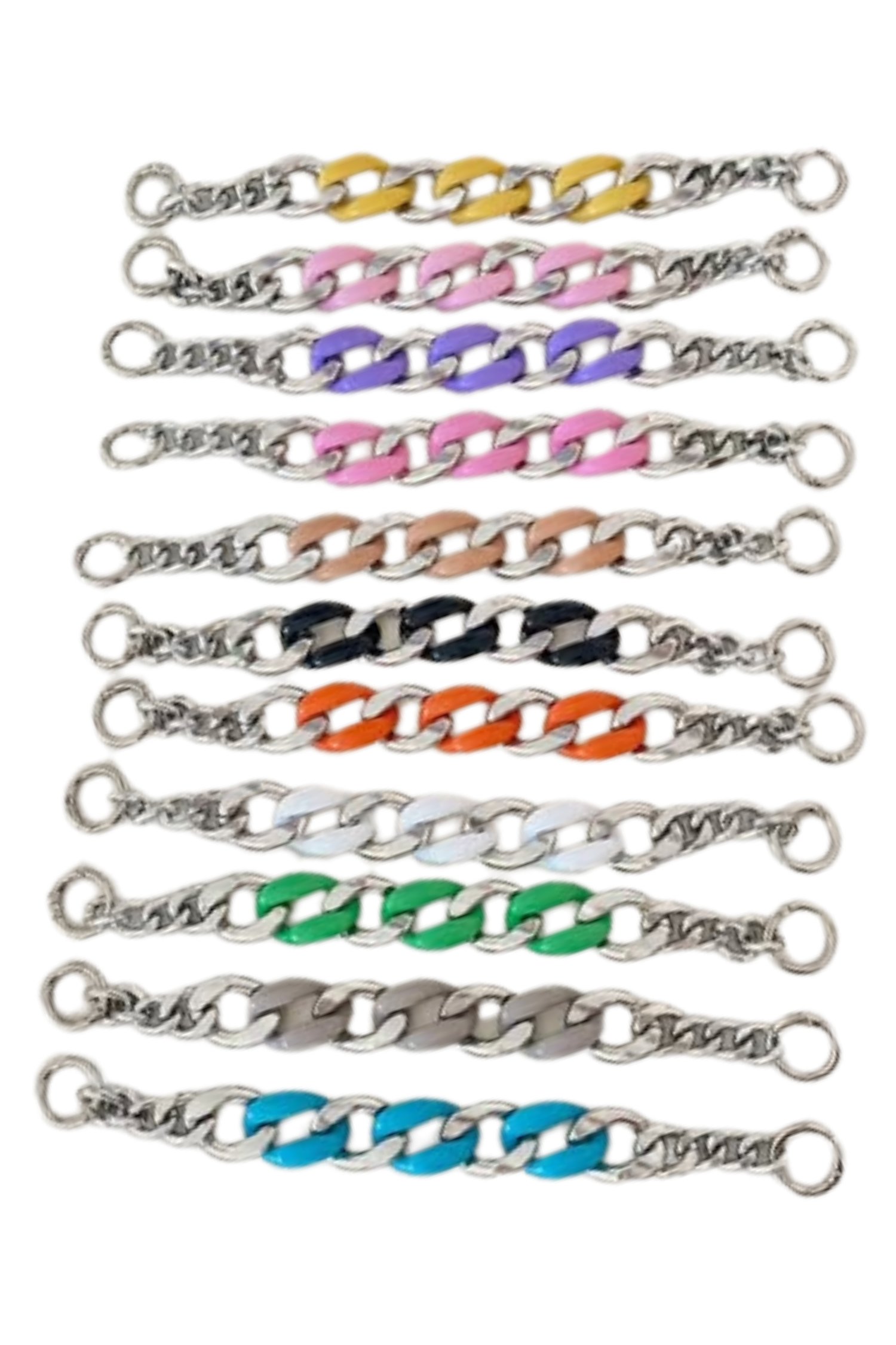 METAL AKRİLİK KARIŞIK ZİNCİR 26 CM #202