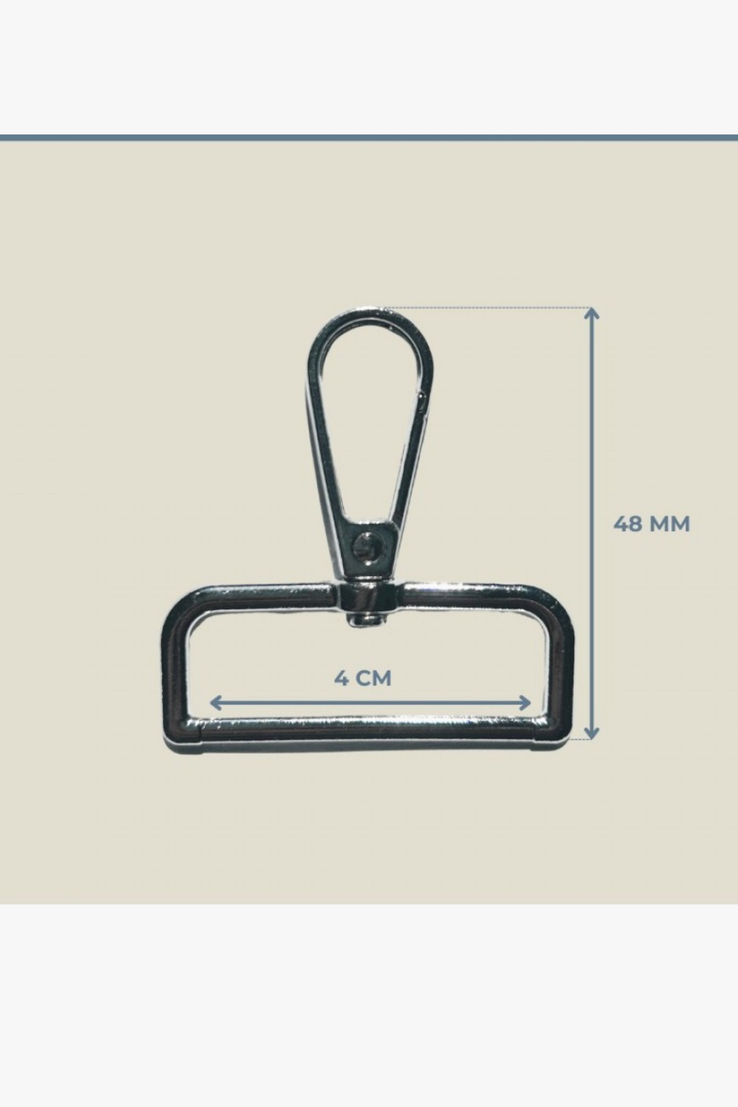 KARE YAY KANCA 4 CM [ 150 ADET ]