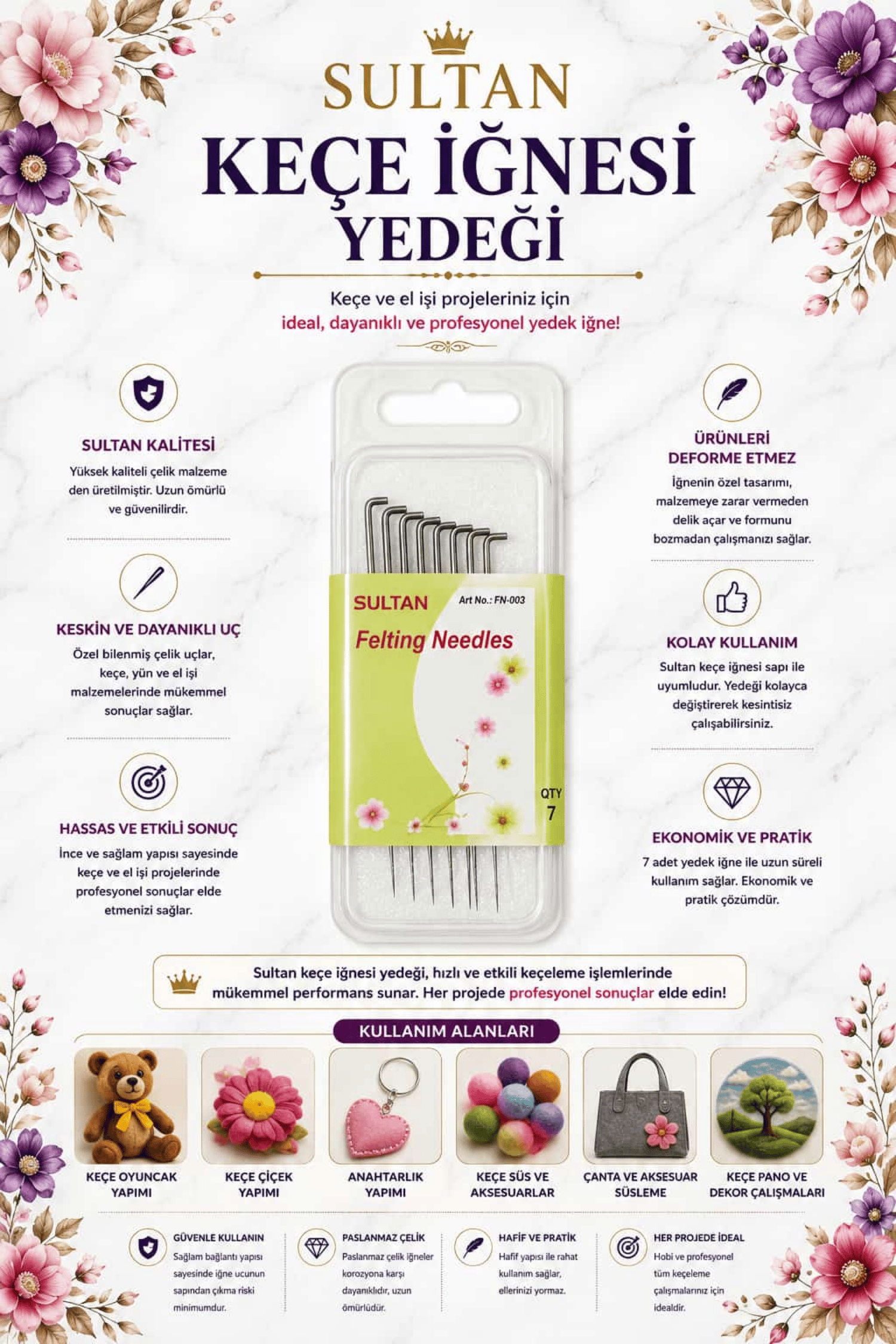 SKC KEÇE İĞNESİ YEDEĞİ FN-002