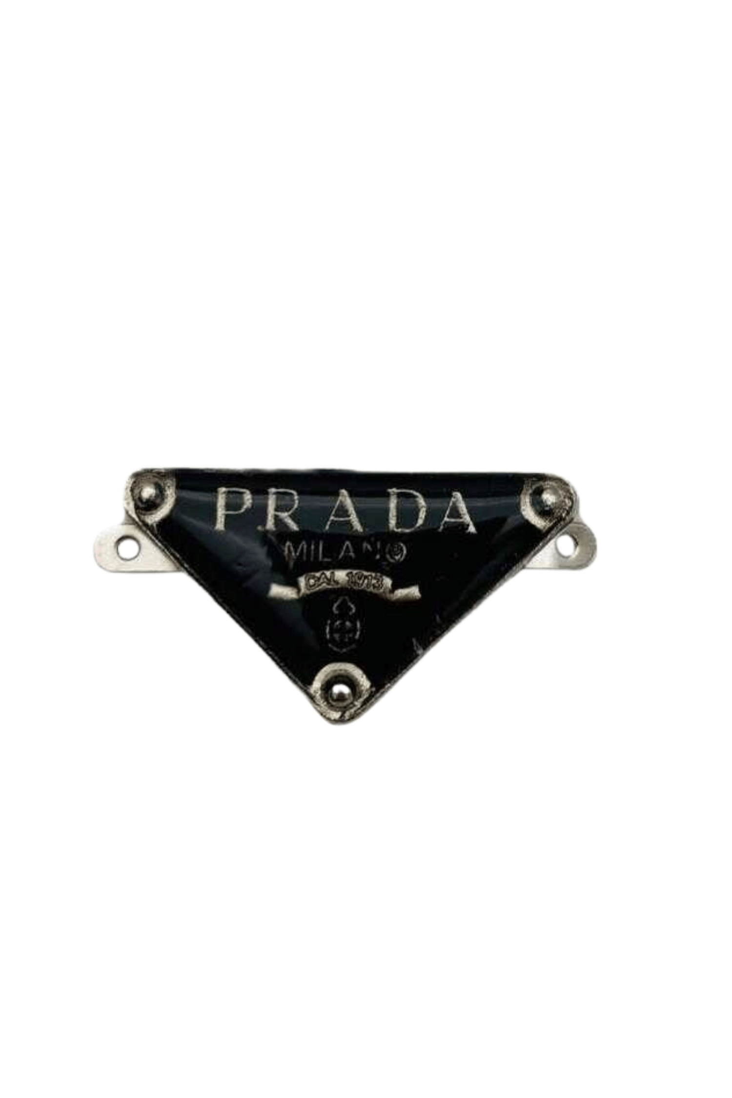 METAL PLAKA PRADA YAZILI (20 ADET)