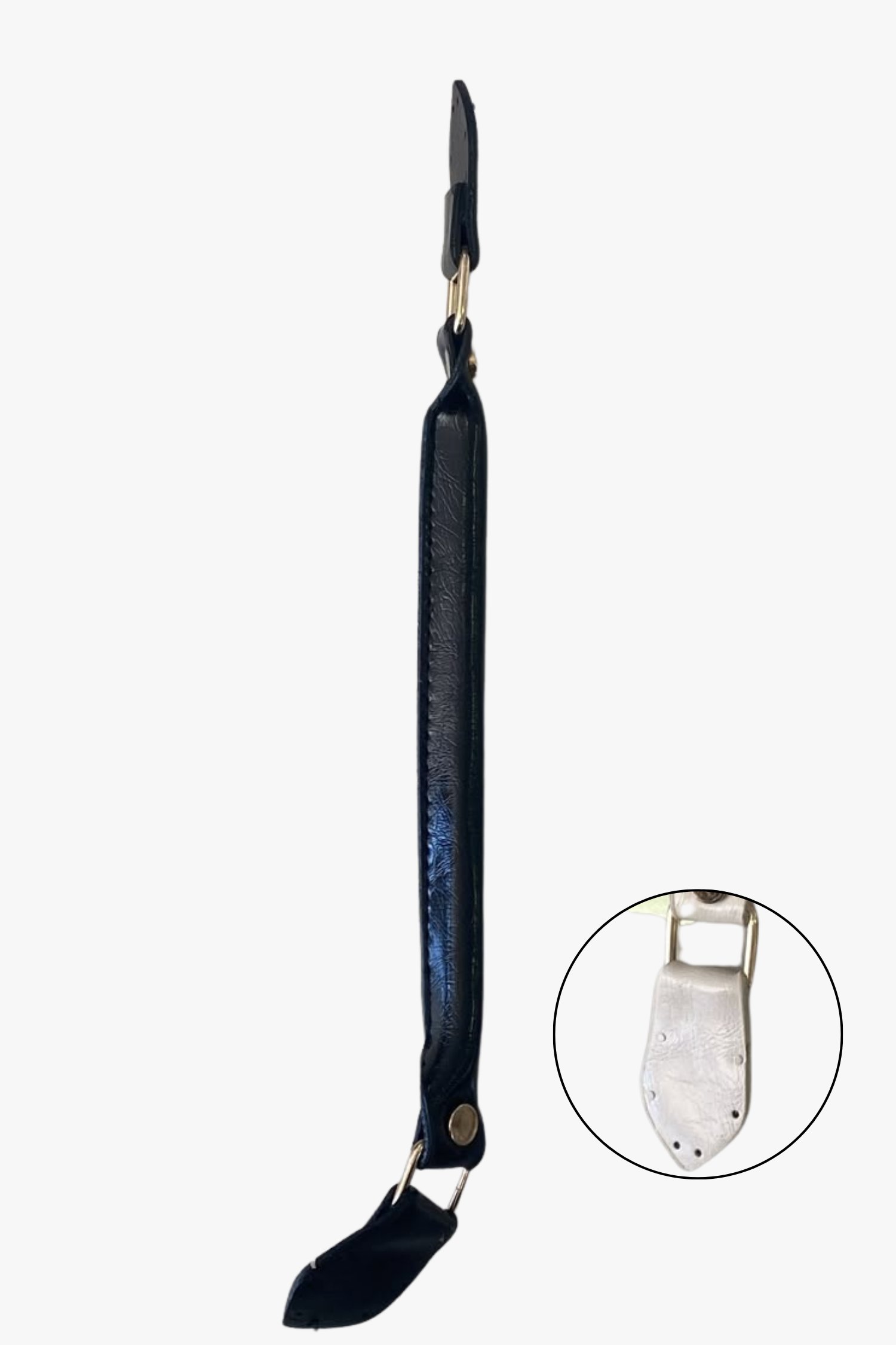 BORULU ÇANTA SAPI BÖCELİ DEMİRLİ RUGAN 35 CM