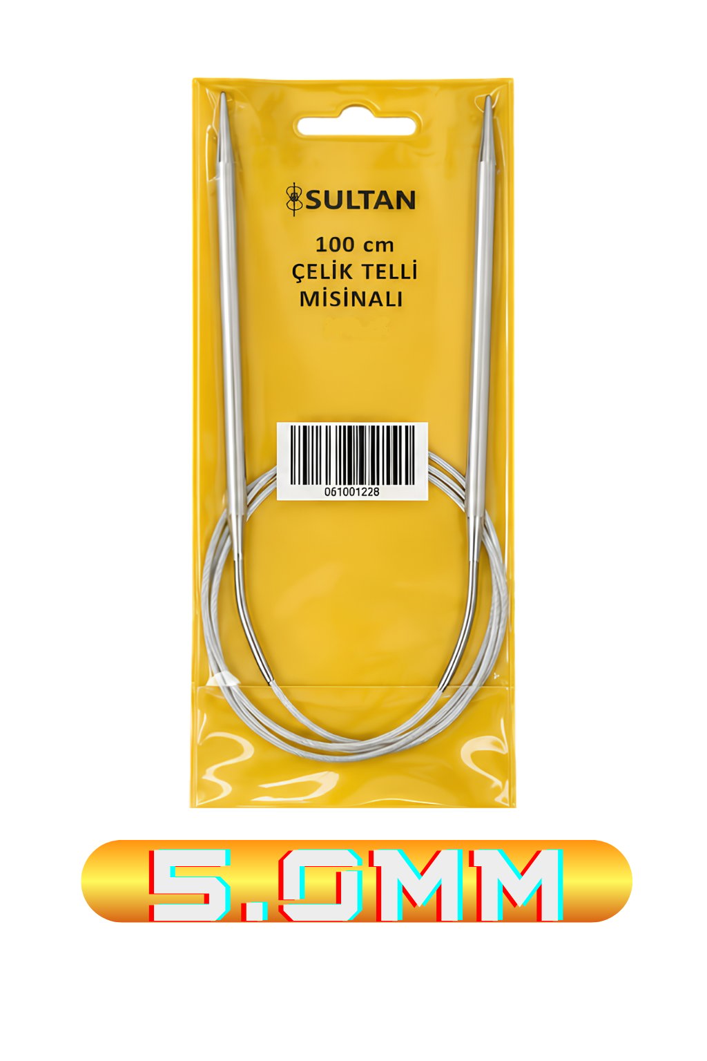 ŞİŞ SULTAN ÇELİK TELLİ MİSİNALI 100CM NO.:5