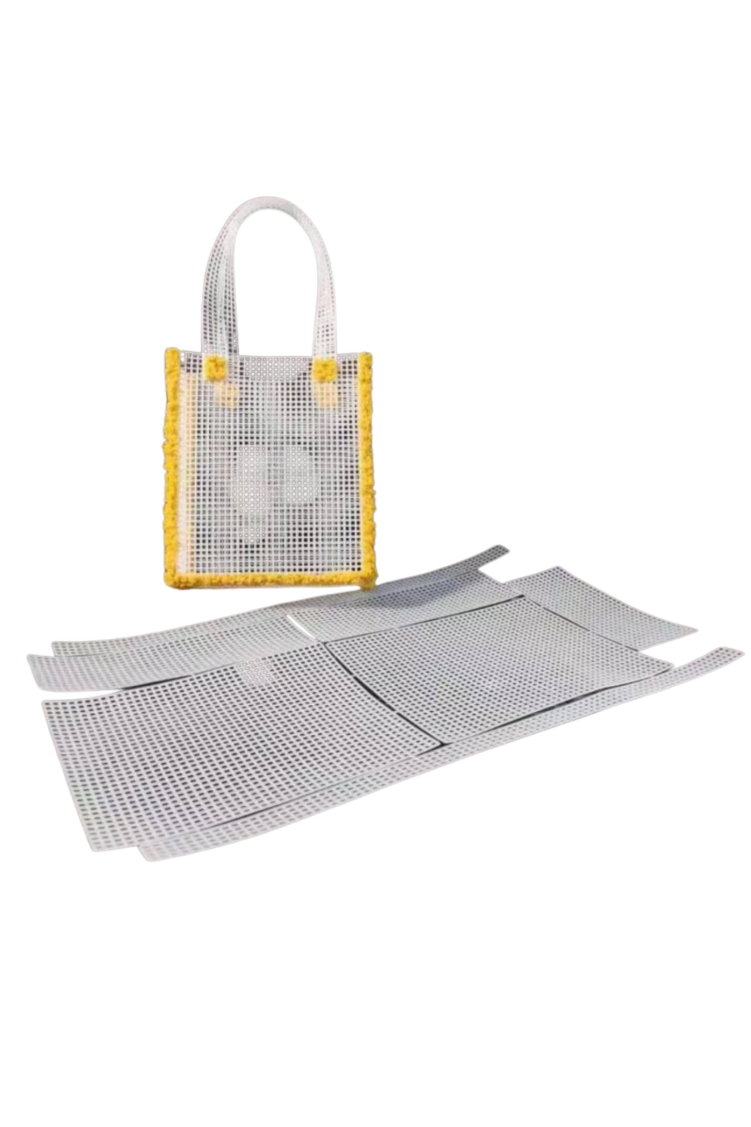 KENDİNDEN SAPLI ÇANTA KANVAS 20*24