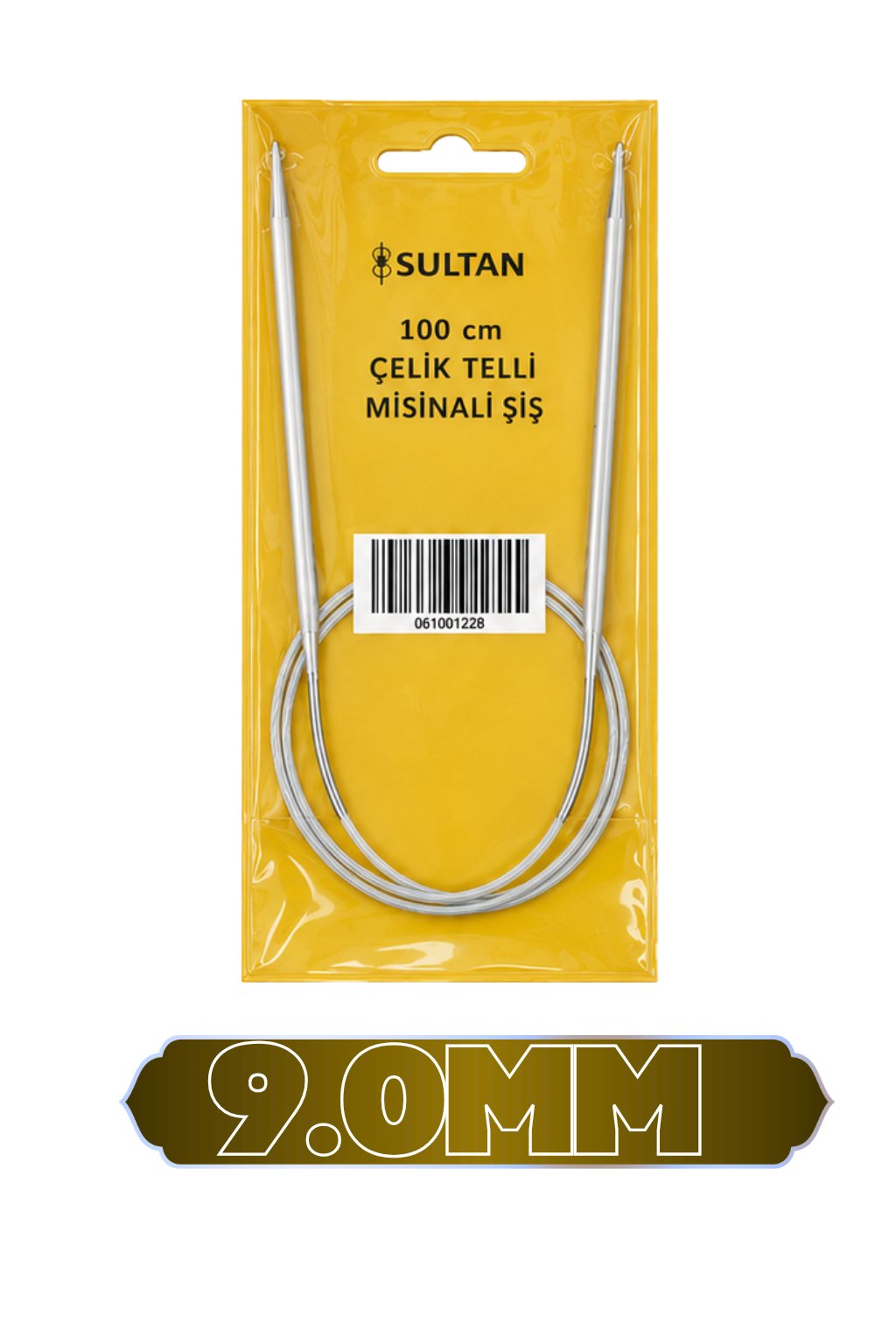 ŞİŞ SULTAN ÇELİK TELLİ MİSİNALI 100CM NO.:9