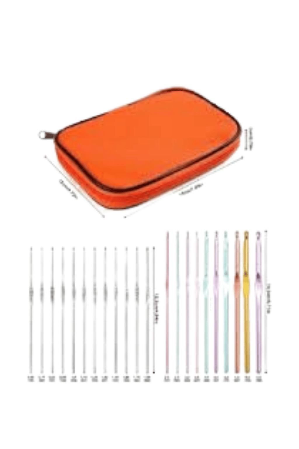 SULTAN CÜZDANLI METAL TIĞ SET (22 Lİ) TURUNCU