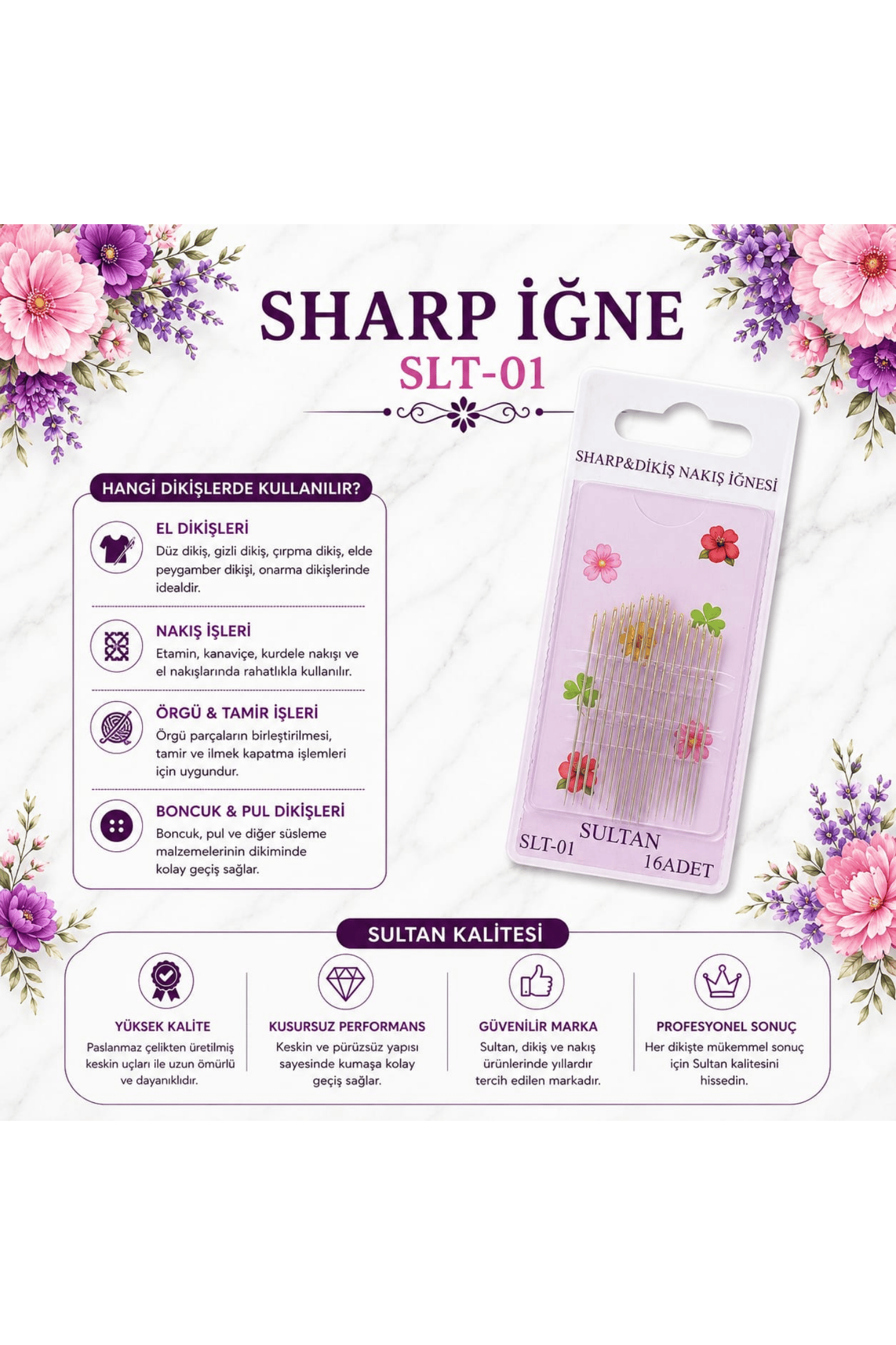 SULTAN SHARP İĞNE SLT-01