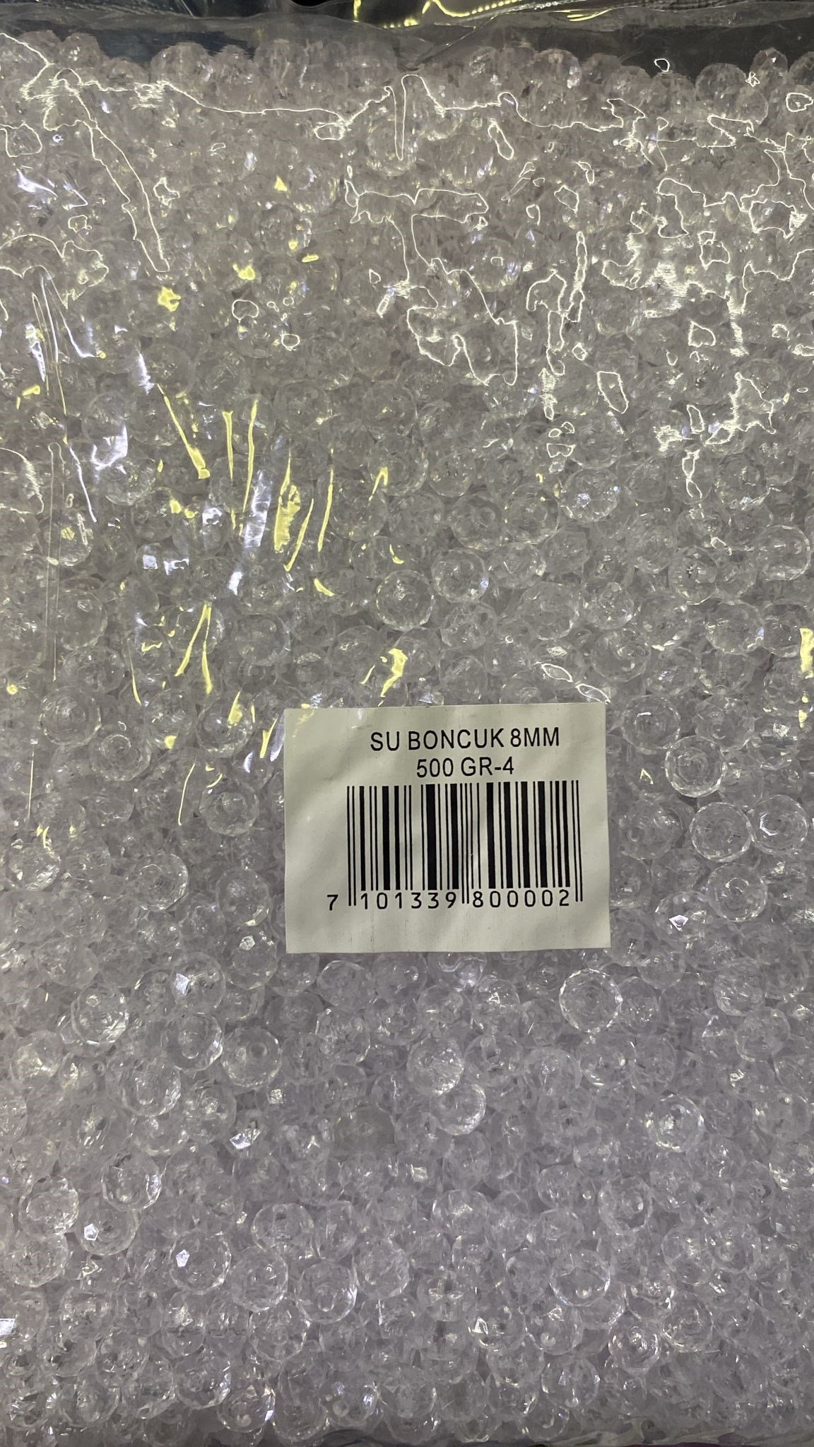 PLSATİK SU BONCUK 8 MM 500 GR -4
