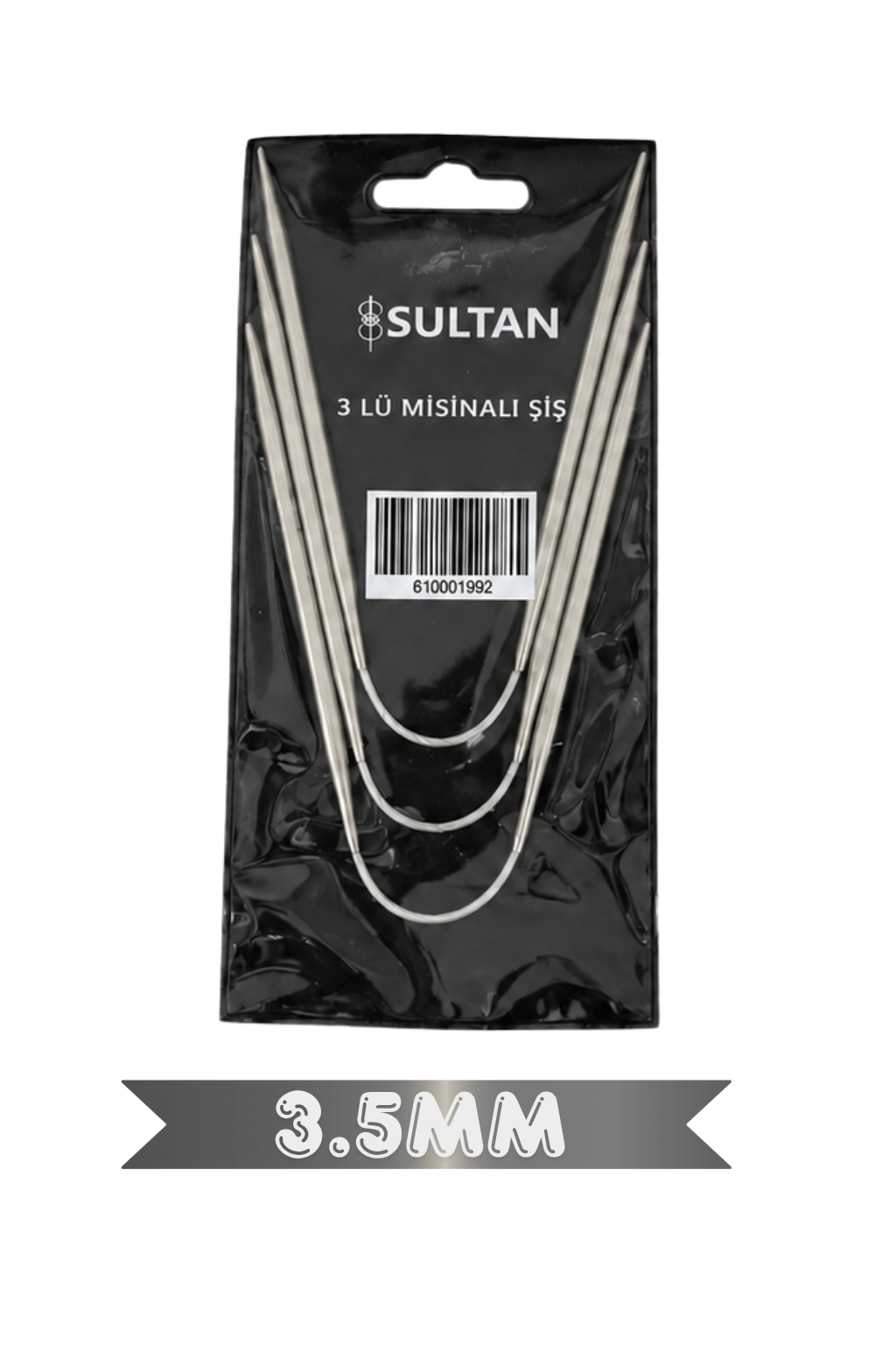SULTAN 3 LÜ MİSİNALI ŞİŞ 3.50 MM