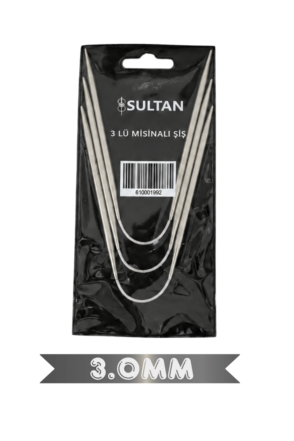 SULTAN 3 LÜ MİSİNALI ŞİŞ 3.00 MM