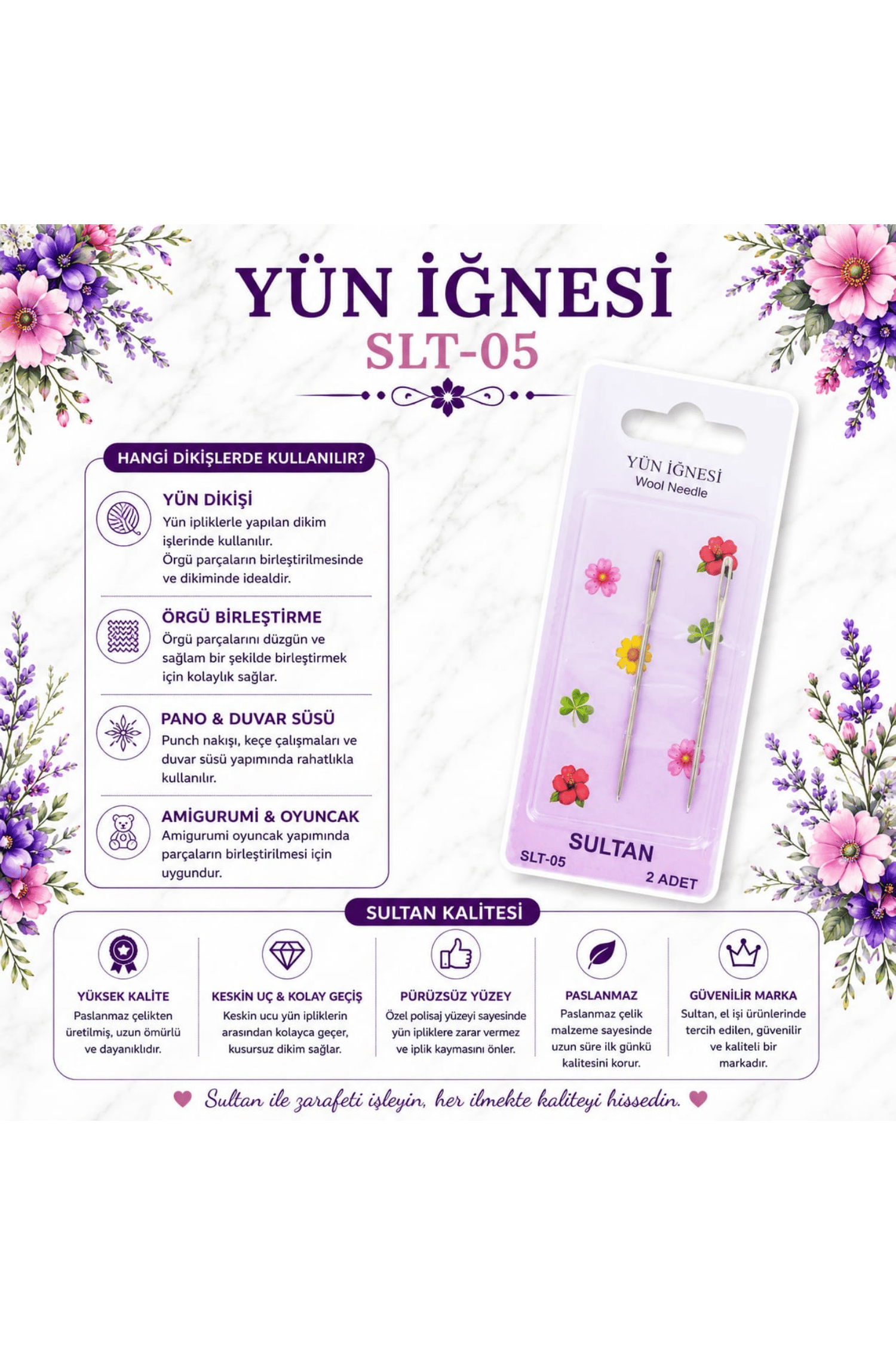 SULTAN YÜN İĞNESİ SLT-05