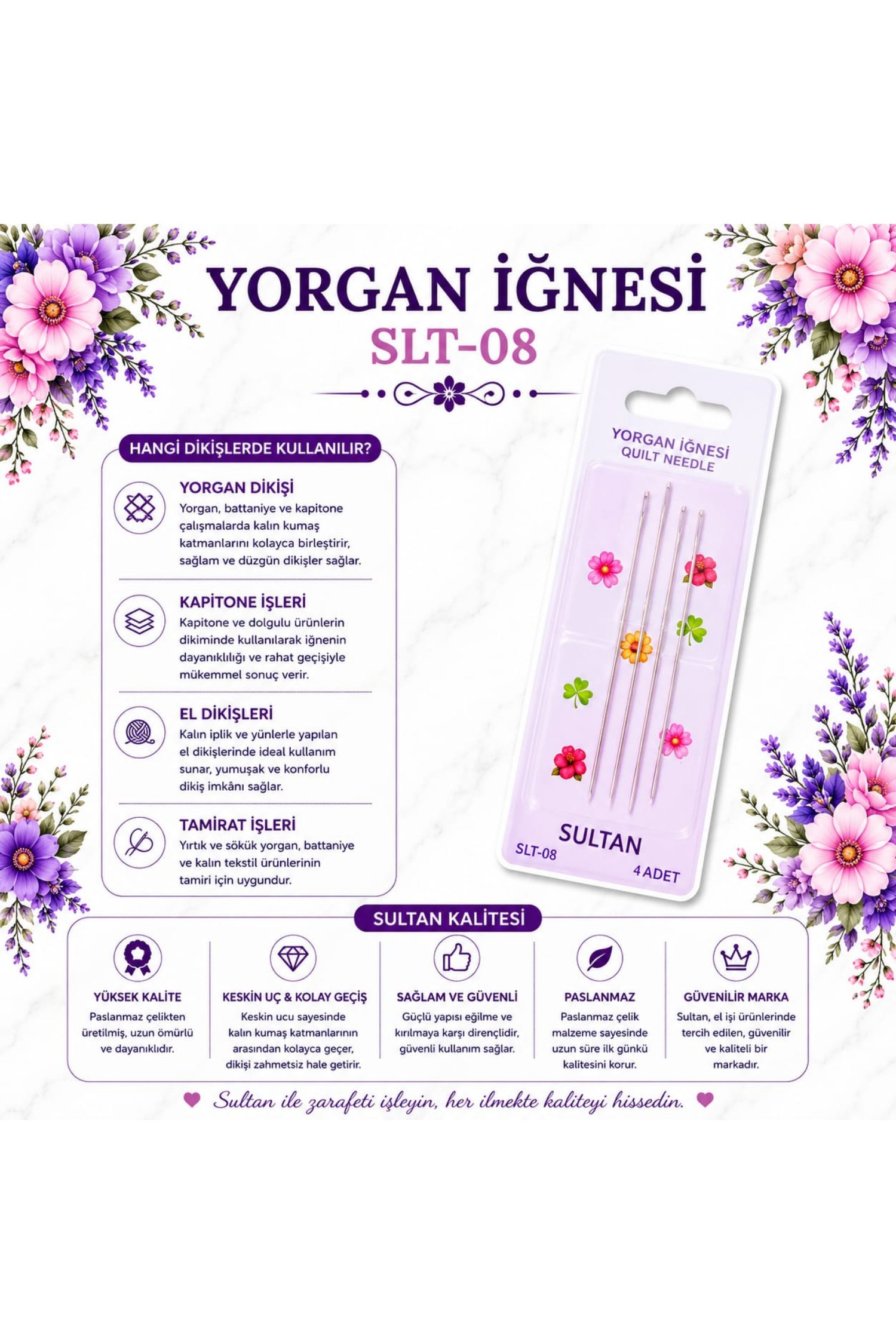 SULTAN YORGAN İĞNESİ SLT-08