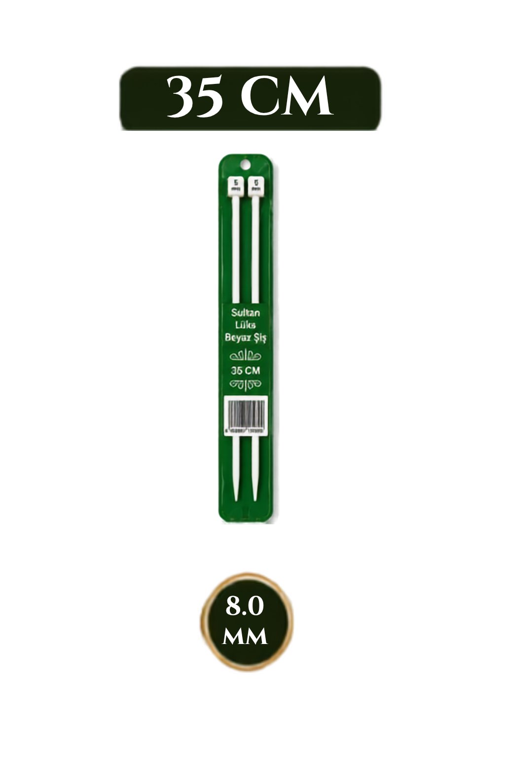 SULTAN LÜX BEYAZ ŞİŞ NO:8