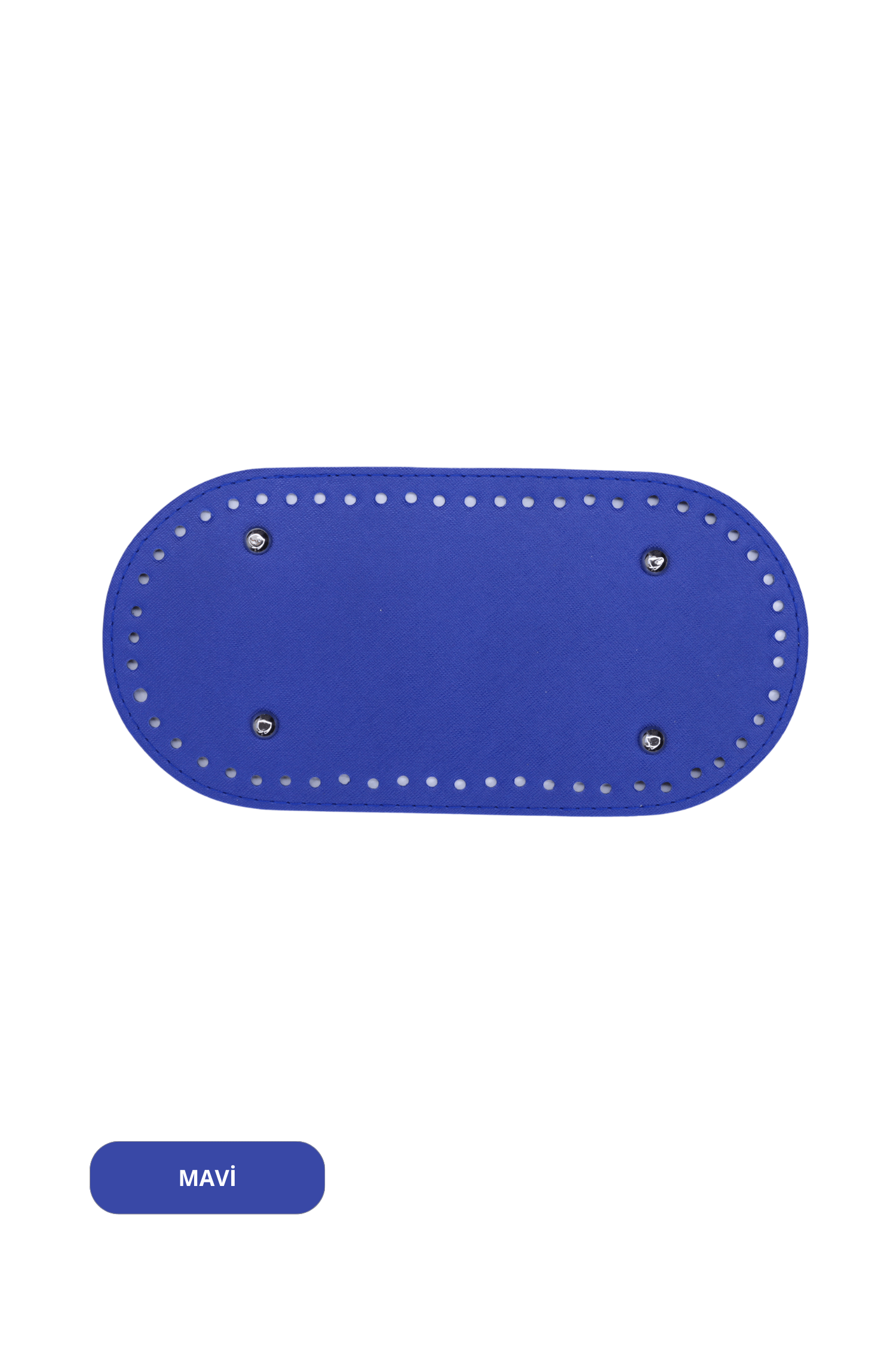 DERİ ÇANTA TABANI 12x25 RİVETLİ OVAL