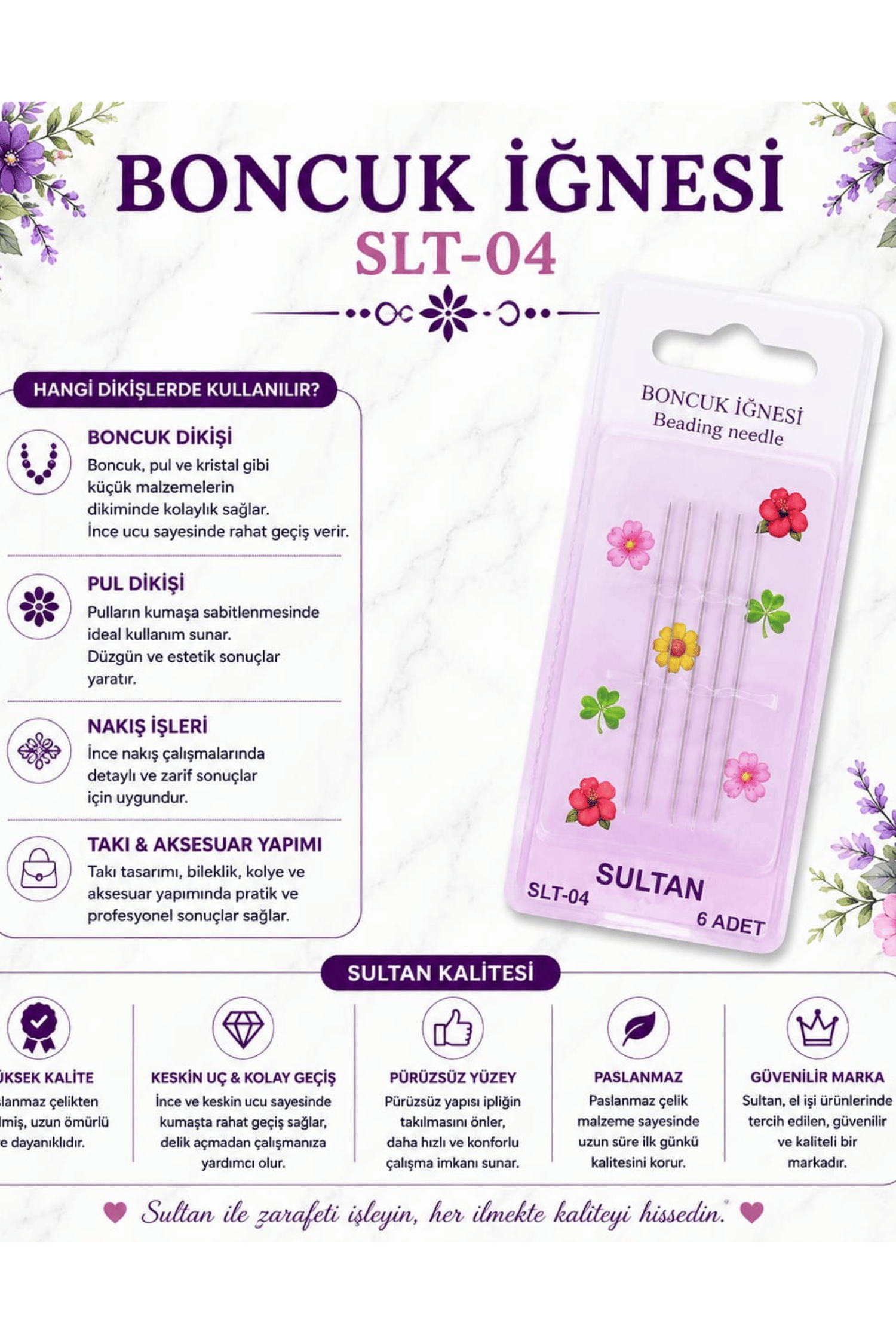 SULTAN BREZİLYA NAKIŞ İĞNESİ SLT-09