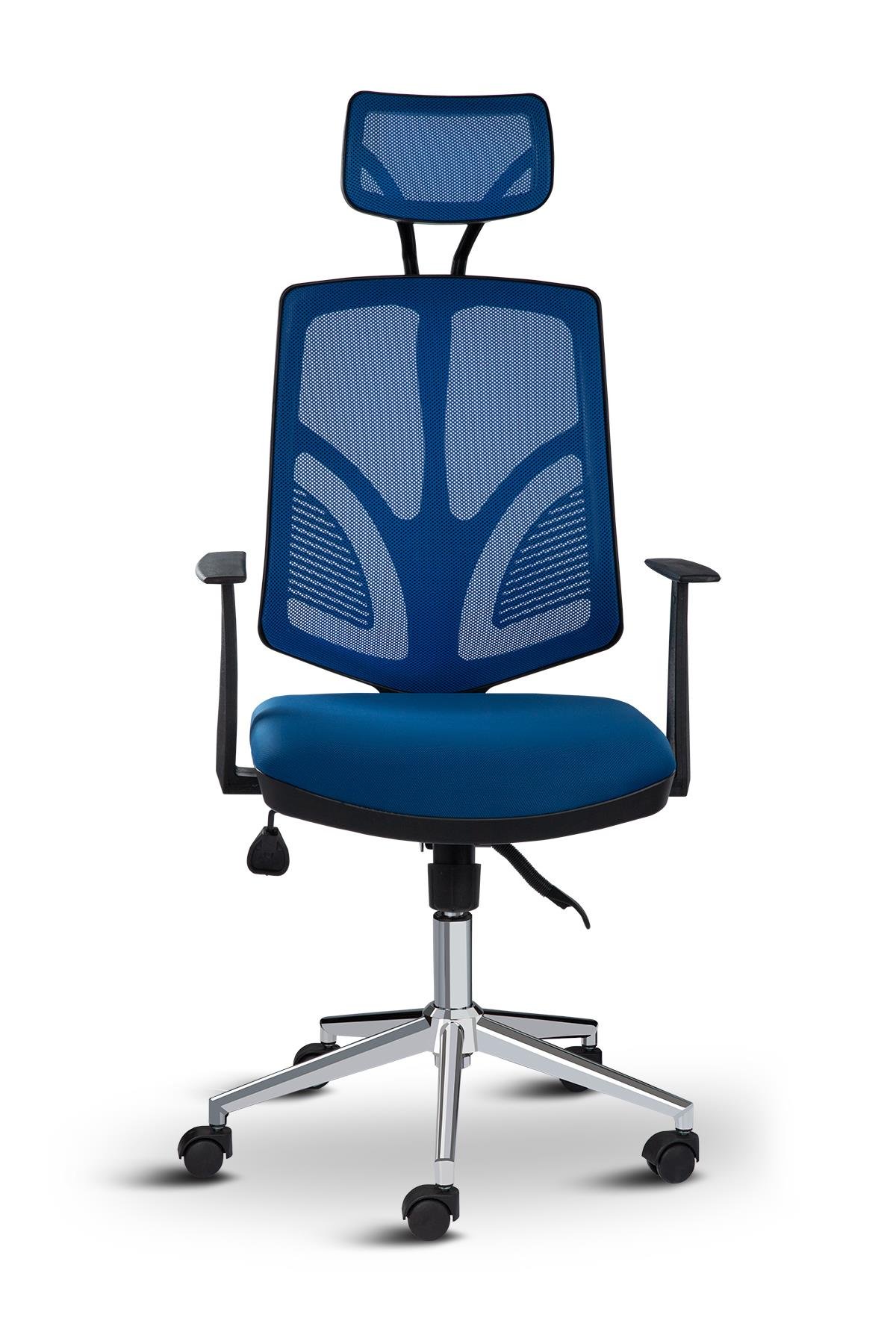 Asbir Mobilya Venedik Plus 50300 Fileli Başlıklı Yönetici Ofis Koltuğu Çalışma Koltuğu