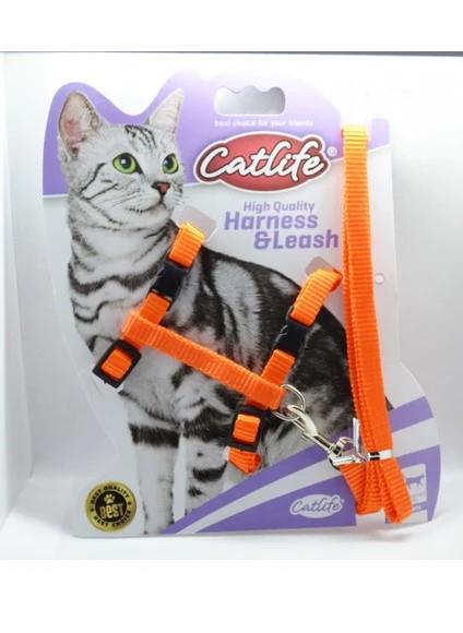 KEDİ GEZDİRME TASMASI TURUNCU