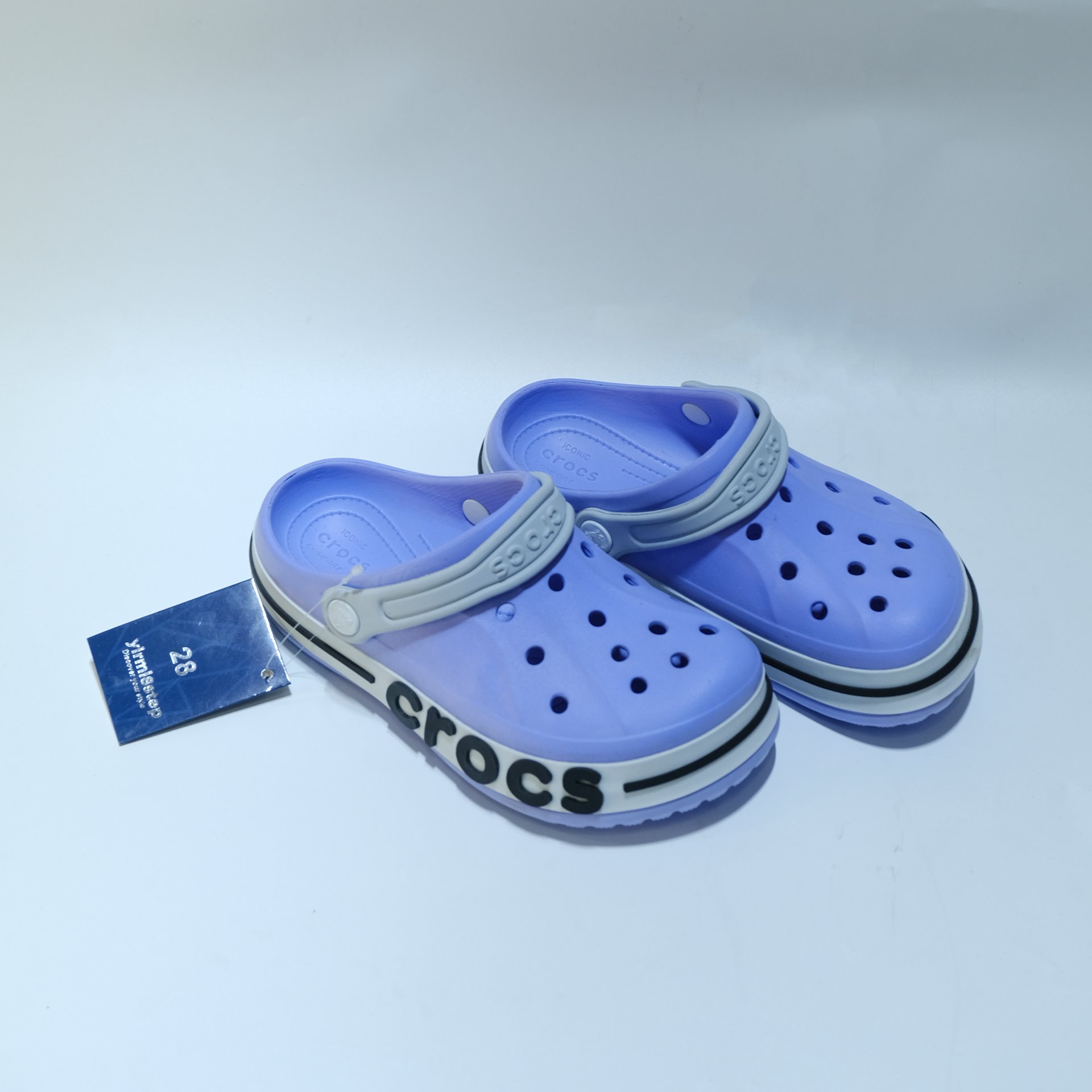 LİLA GRİ BAYABAND KADIN CROCS
