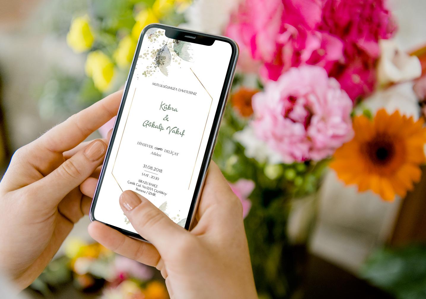 Gold Frame Online / Dijital Davetiye