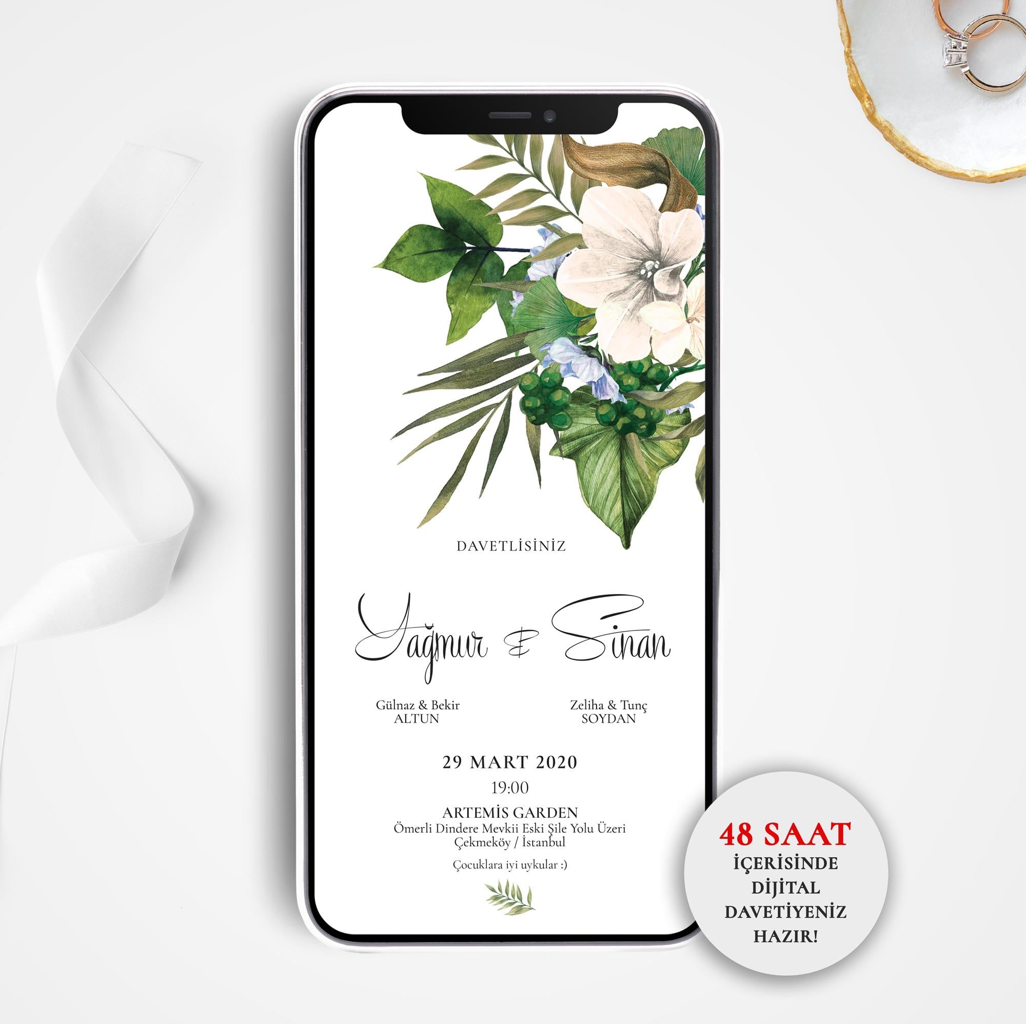 Greenery Online / Dijital Davetiye