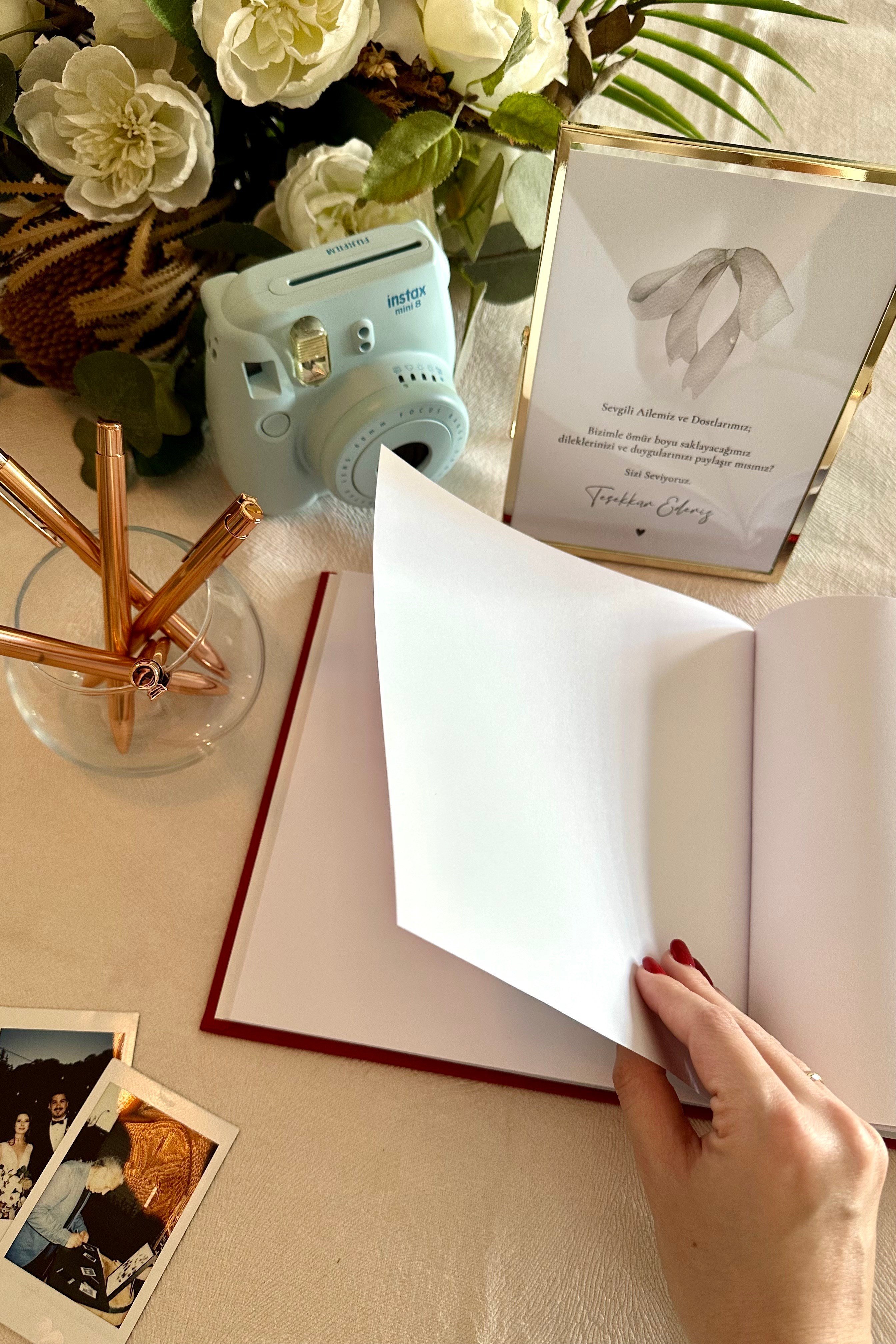 Keten Anı Defteri Model 6